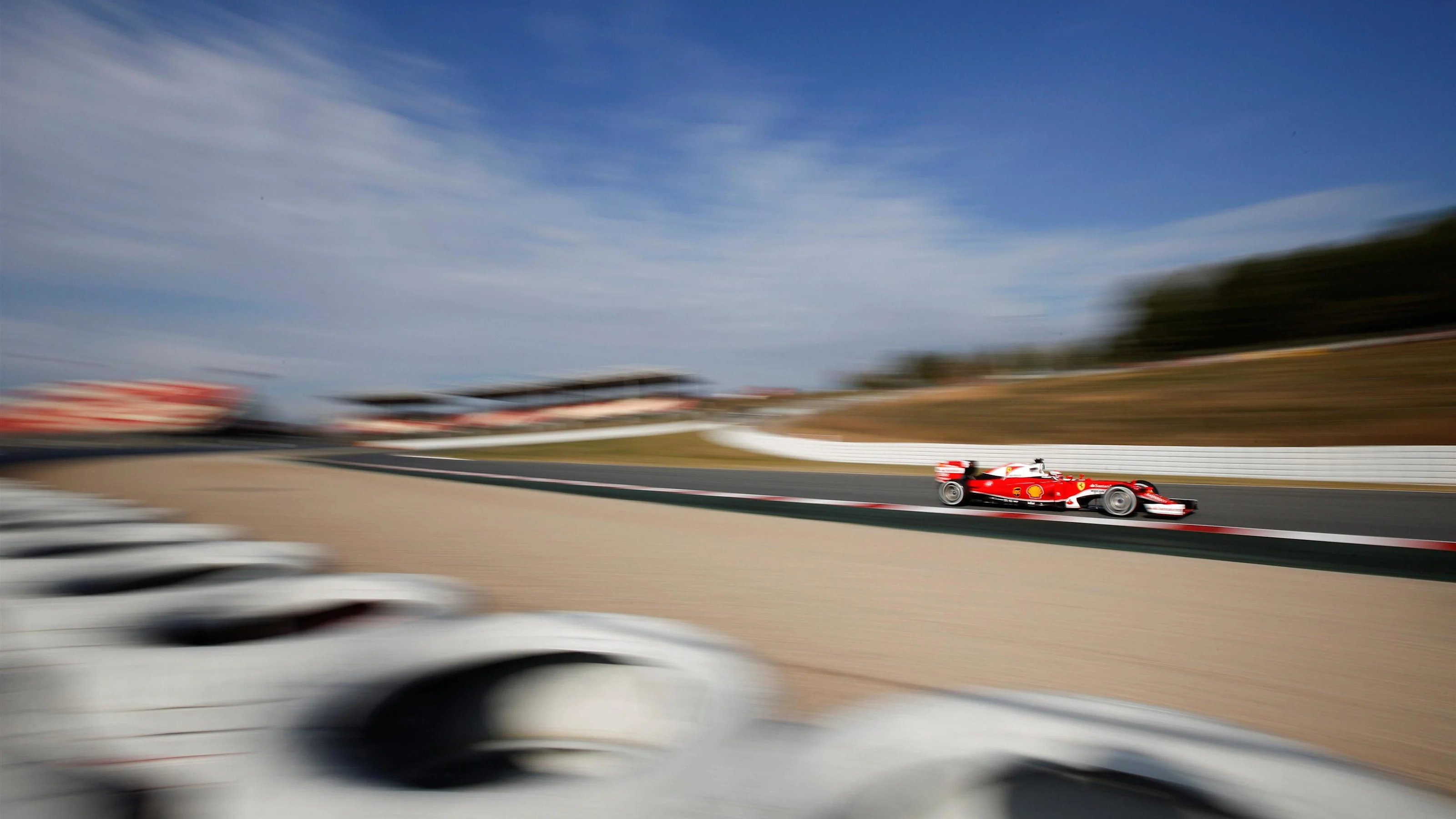 Kimi Raikkonen (FIN) Ferrari SF16-H at Formula One Testing, Day Four, Barcelona, Spain, Thursday 25