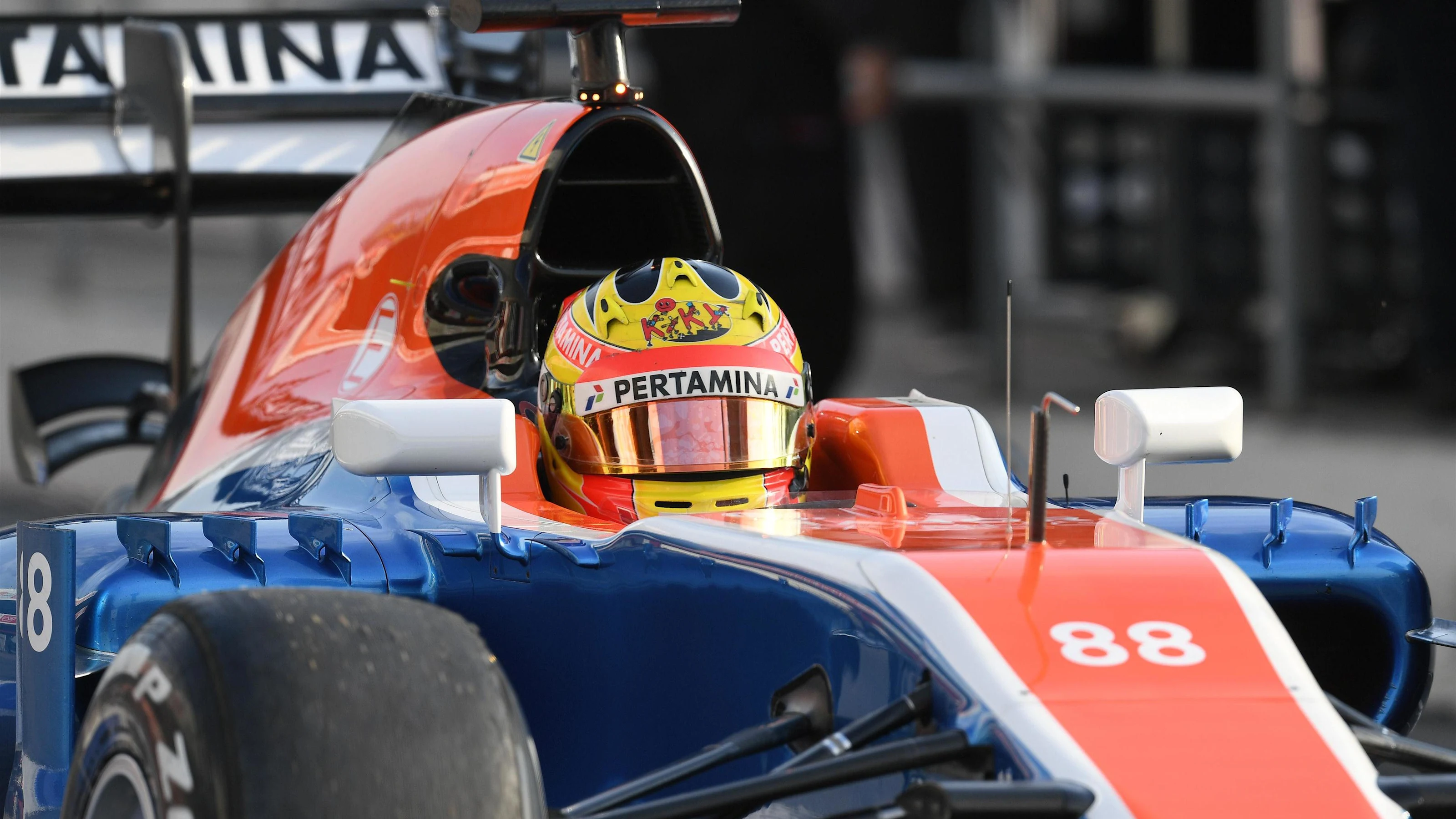 Rio Haryanto (IDN) Manor Racing MRT05 at Formula One Testing, Day Four, Barcelona, Spain, Thursday