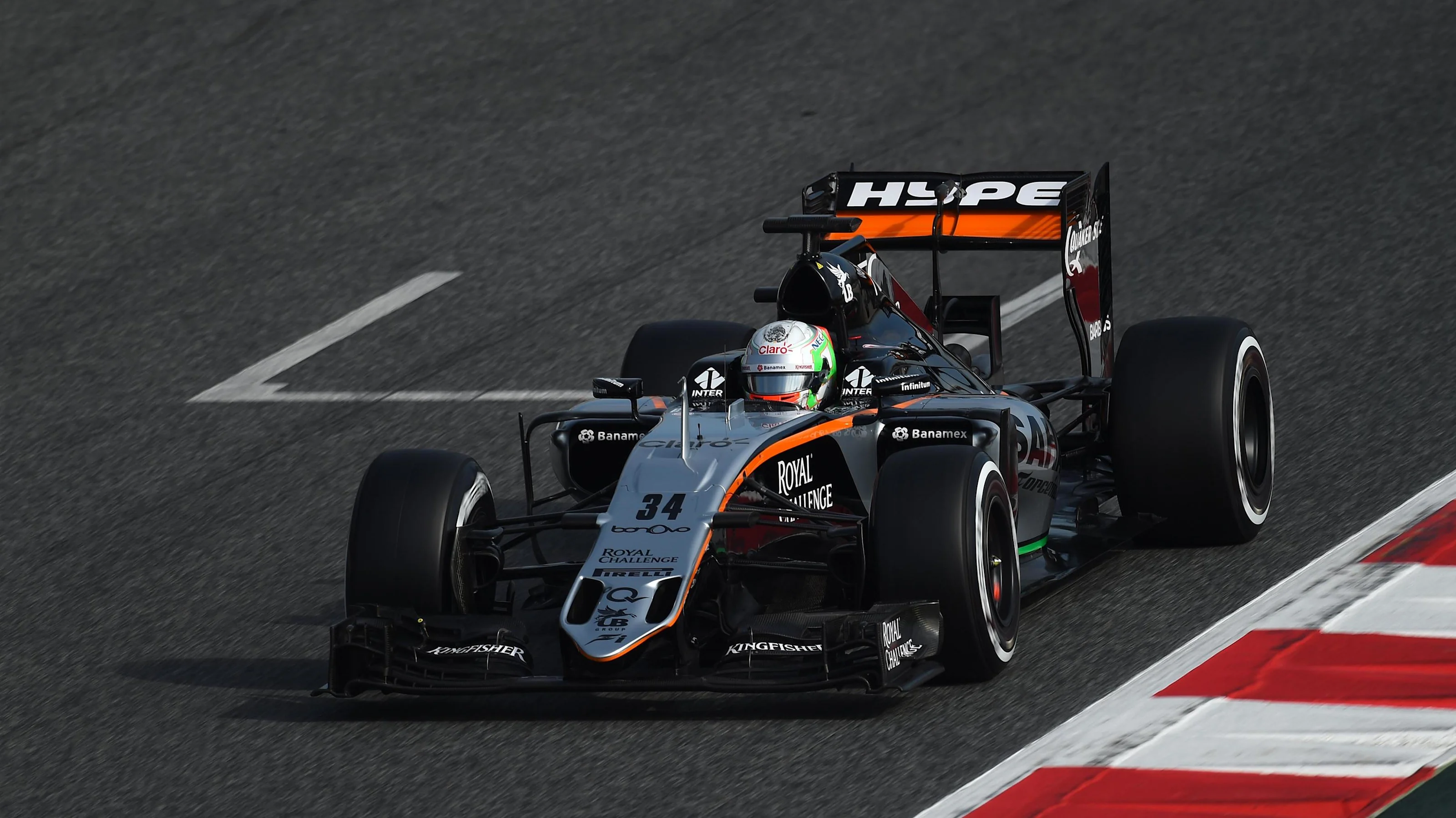 Alfonso Celis jr (MEX) Force India VJM09 at Formula One Testing, Day Four, Barcelona, Spain,