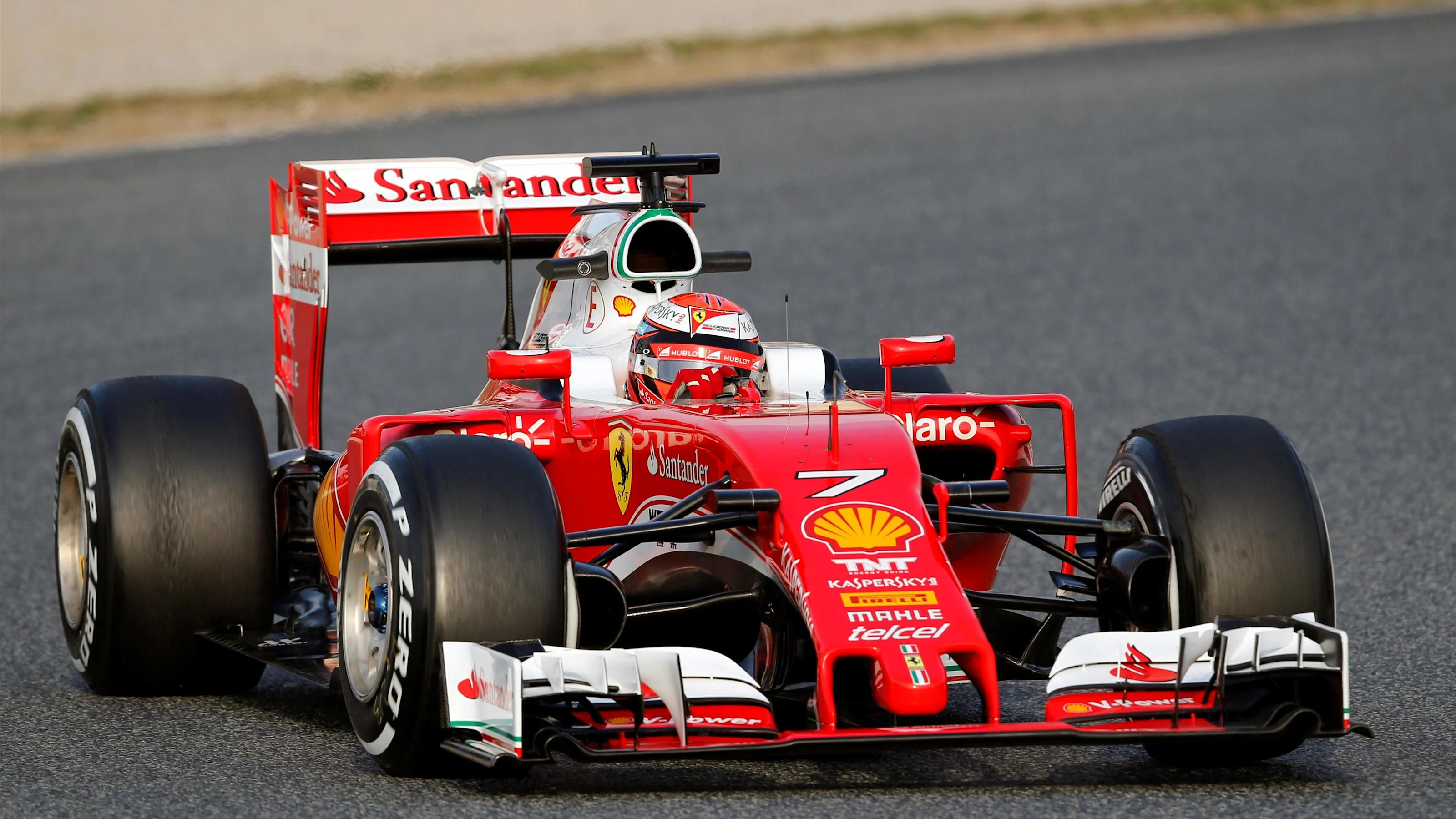 Kimi Raikkonen (FIN) Ferrari SF16-H at Formula One Testing, Day Four, Barcelona, Spain, Thursday 25