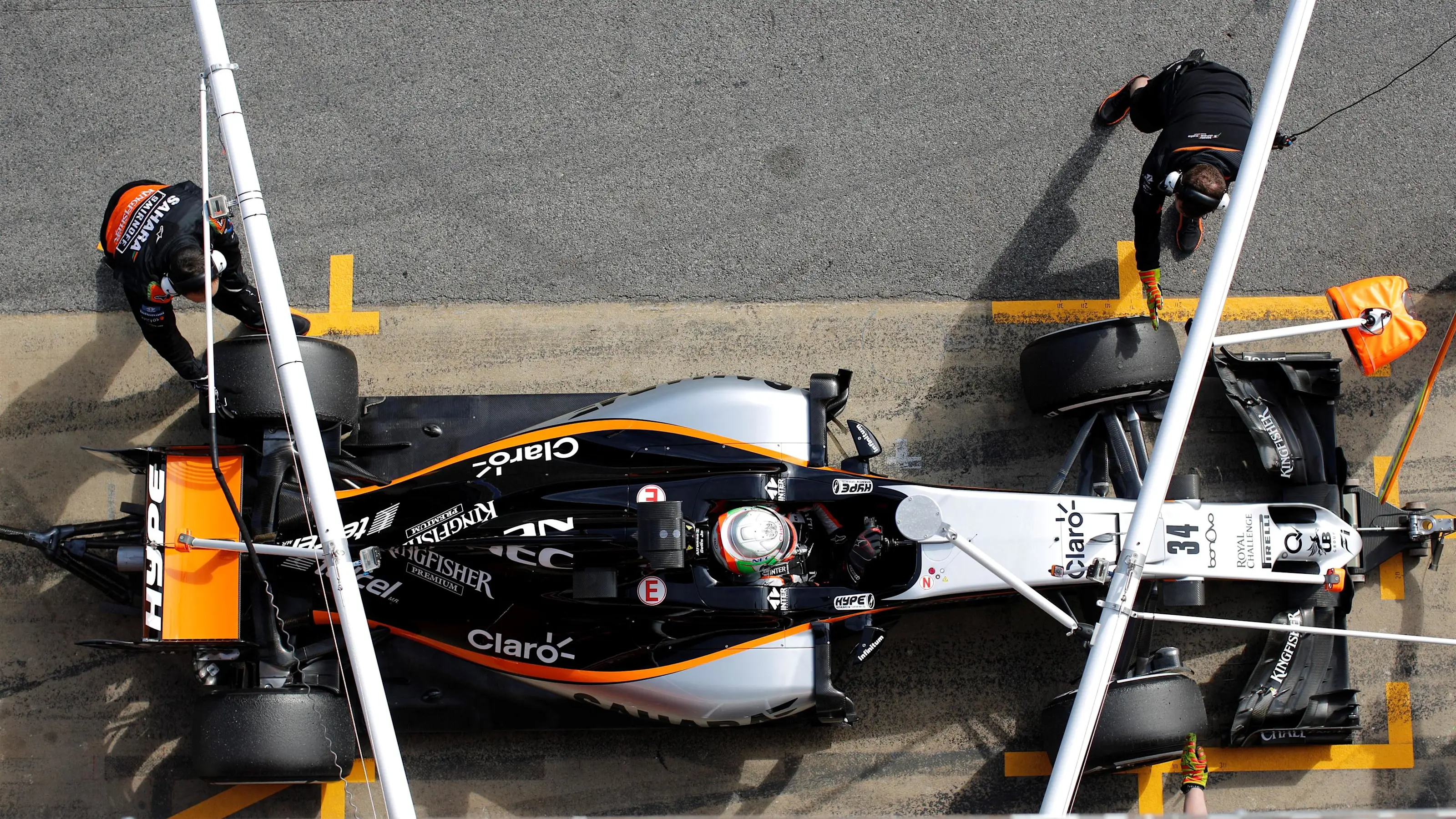 Alfonso Celis jr (MEX) Force India VJM09 at Formula One Testing, Day Four, Barcelona, Spain,