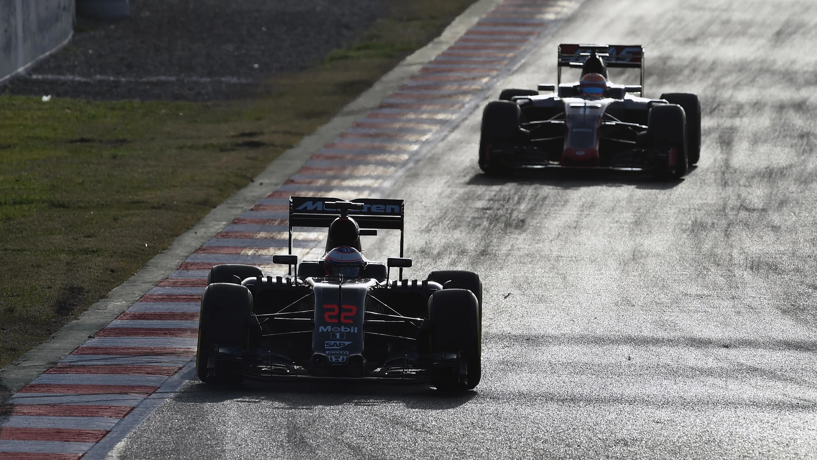 Jenson Button (GBR) McLaren MP4-31 at Formula One Testing, Day One, Barcelona, Spain, Monday 22