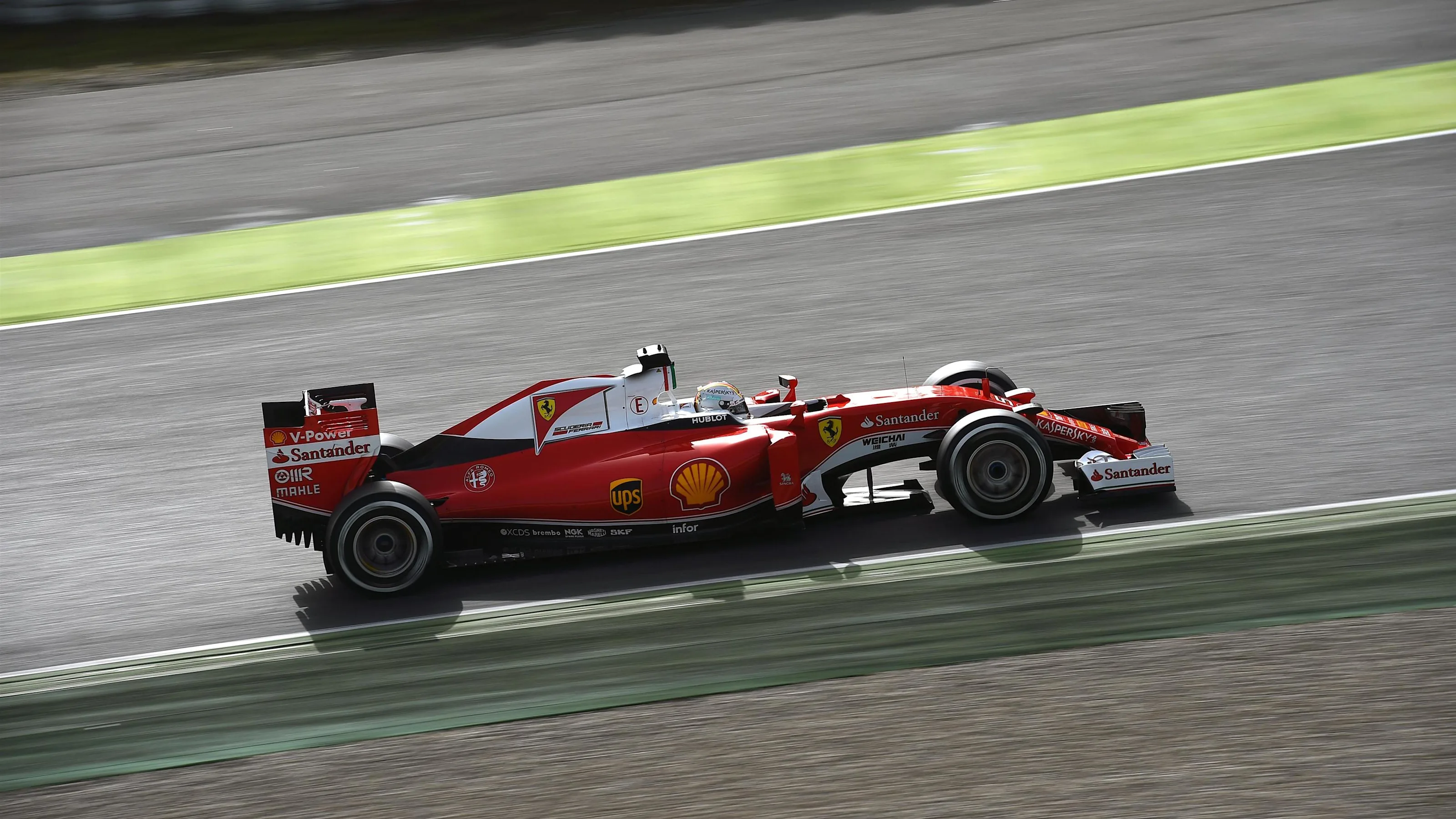 Sebastian Vettel (GER) Ferrari SF16-H at Formula One Testing, Day Two, Barcelona, Spain, Tuesday 23