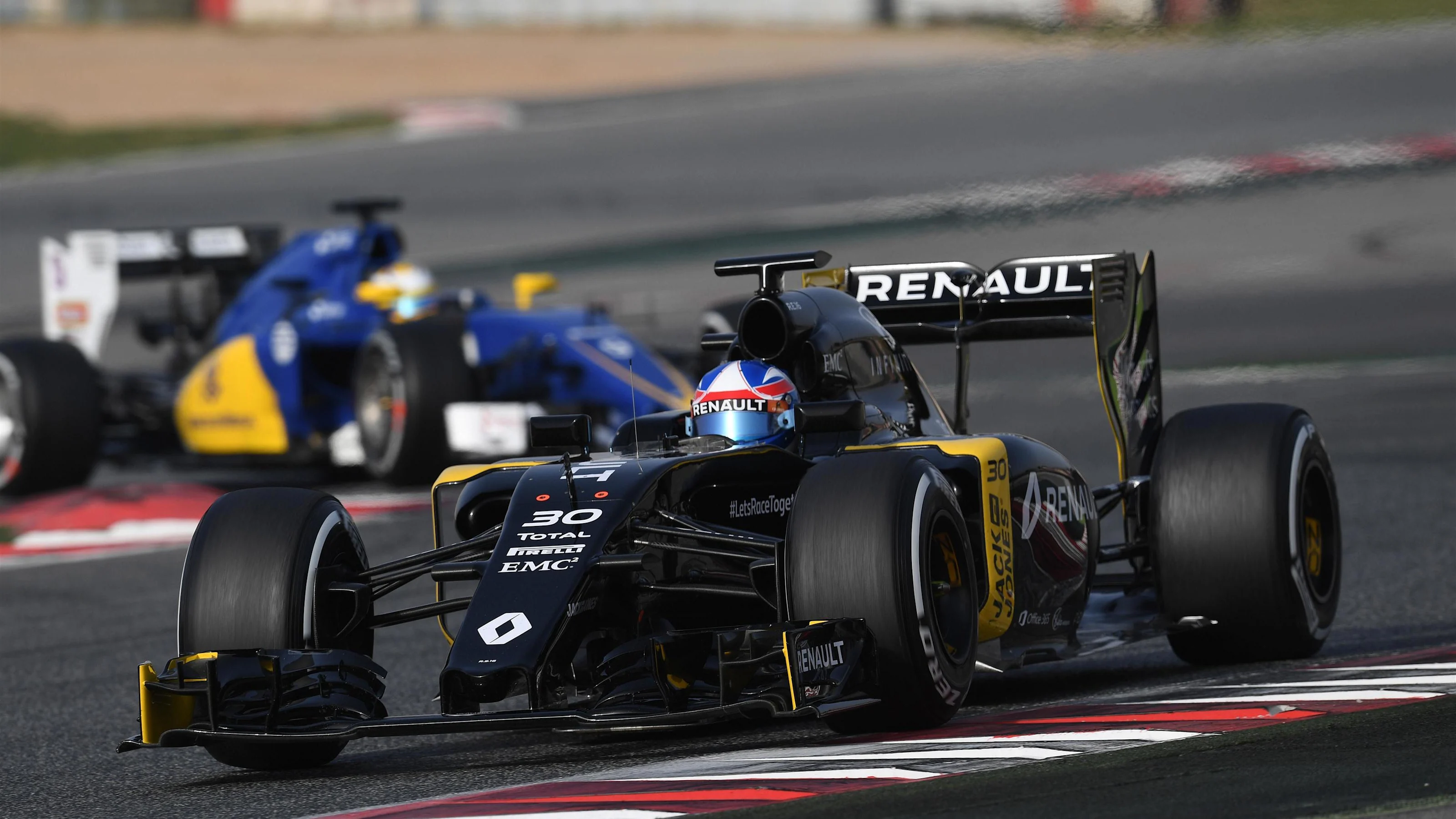 Jolyon Palmer (GBR) Renault Sport F1 Team RS16 at Formula One Testing, Day Two, Barcelona, Spain,
