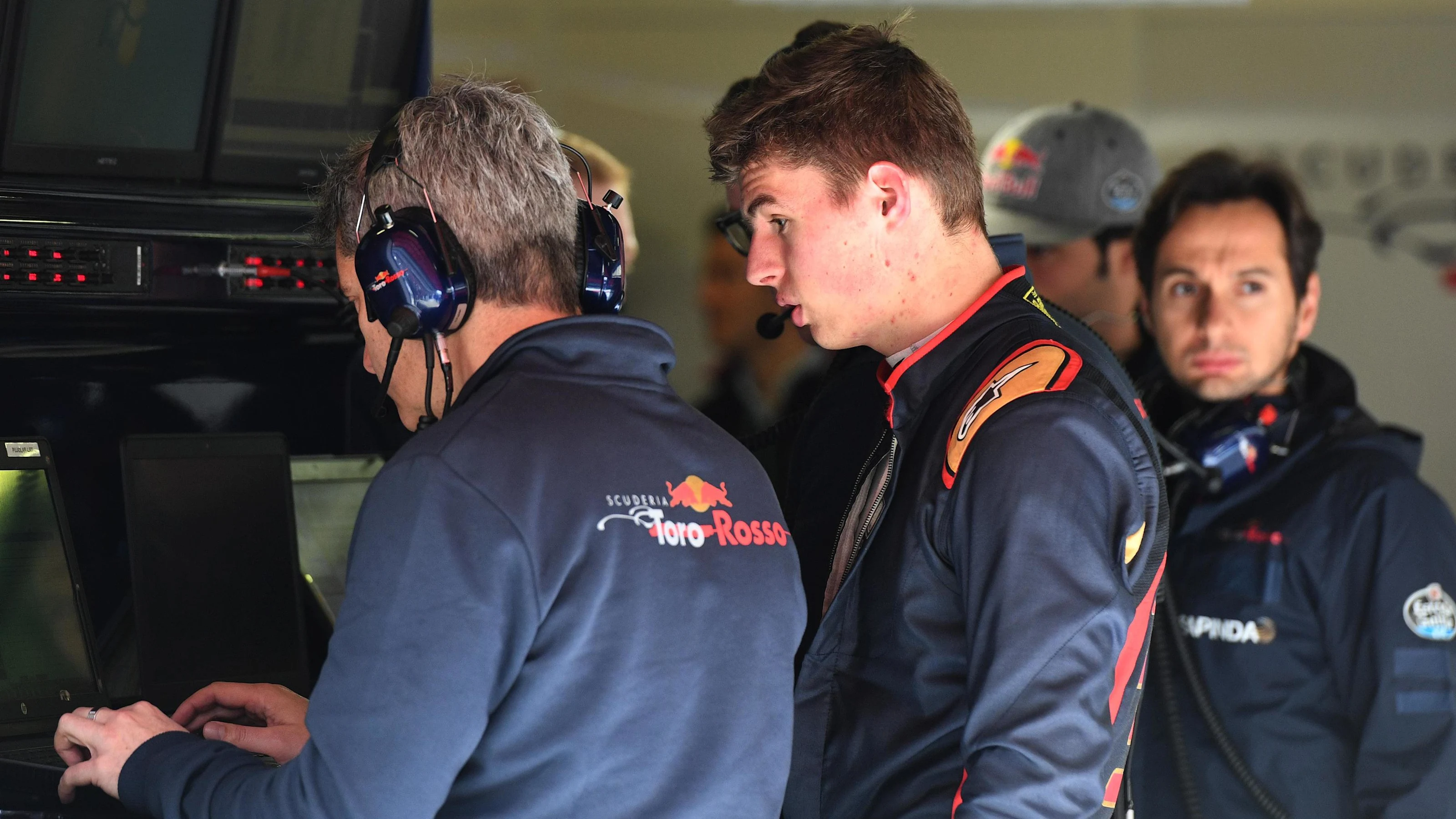 Max Verstappen (NED) Scuderia Toro Rosso at Formula One Testing, Day Two, Barcelona, Spain, Tuesday