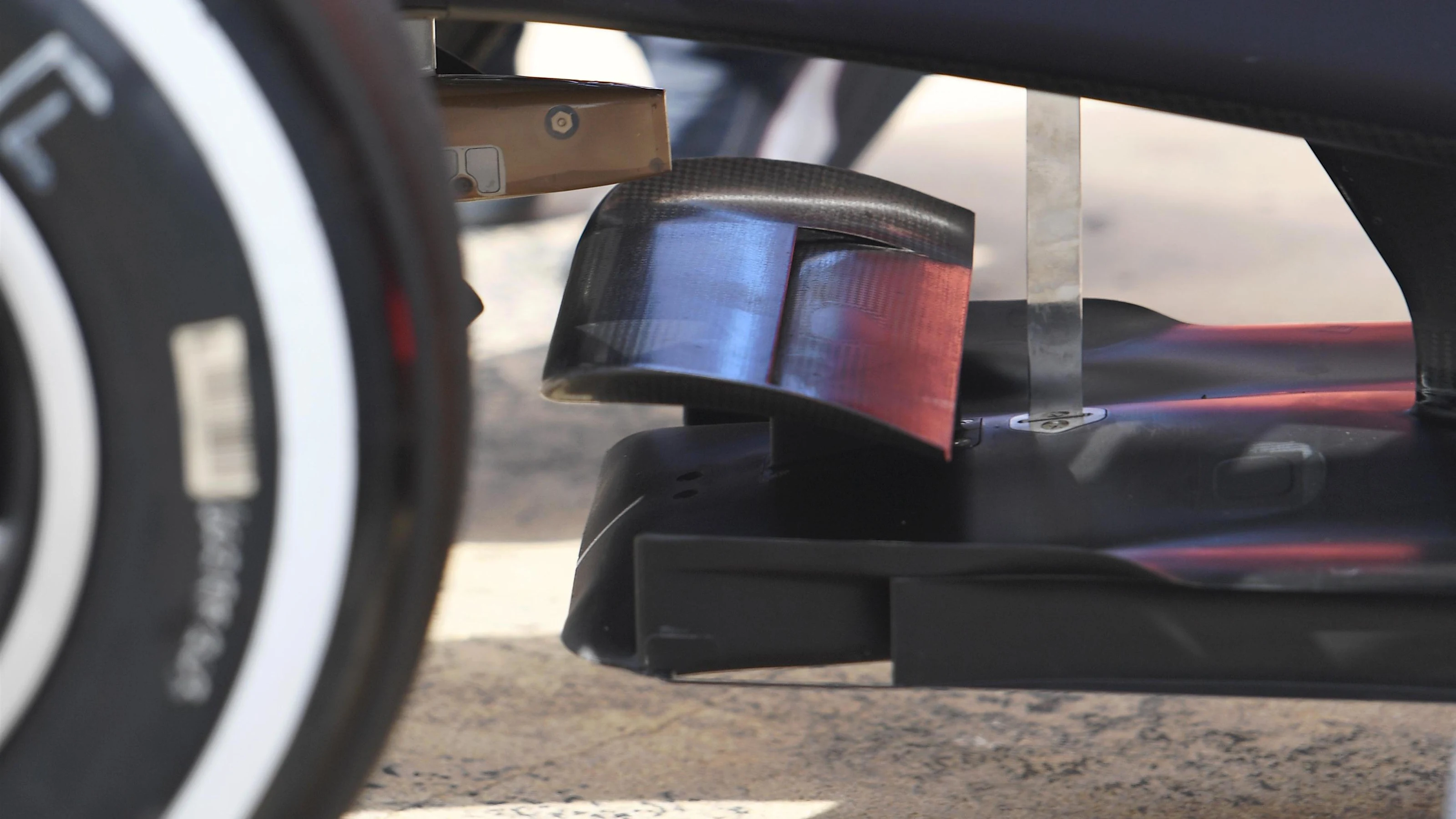 Red Bull Racing RB12 front splitter / floor detail at Formula One Testing, Day Two, Barcelona,