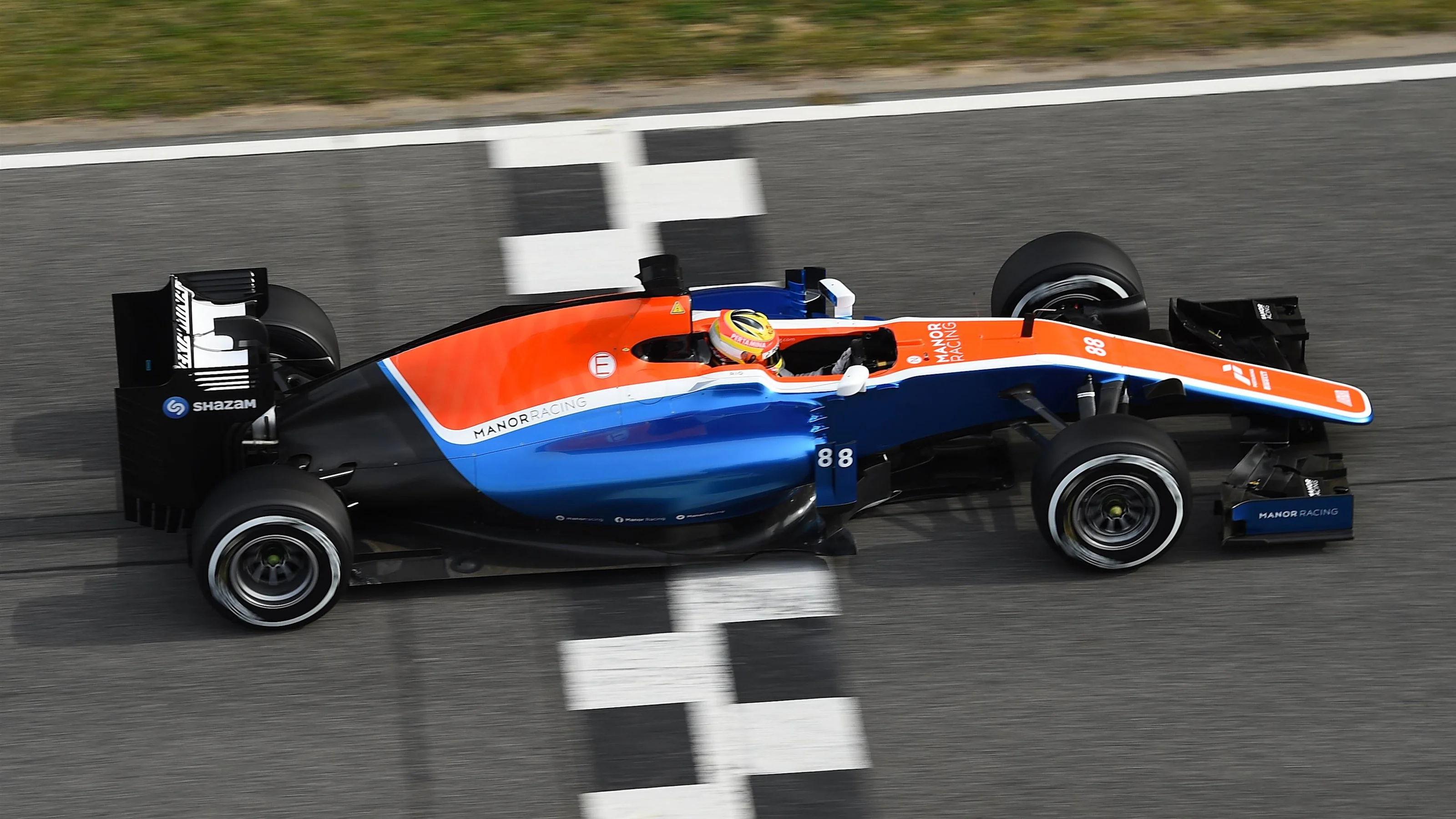 Rio Haryanto (IDN) Manor Racing MRT05 at Formula One Testing, Day Three, Barcelona, Spain,