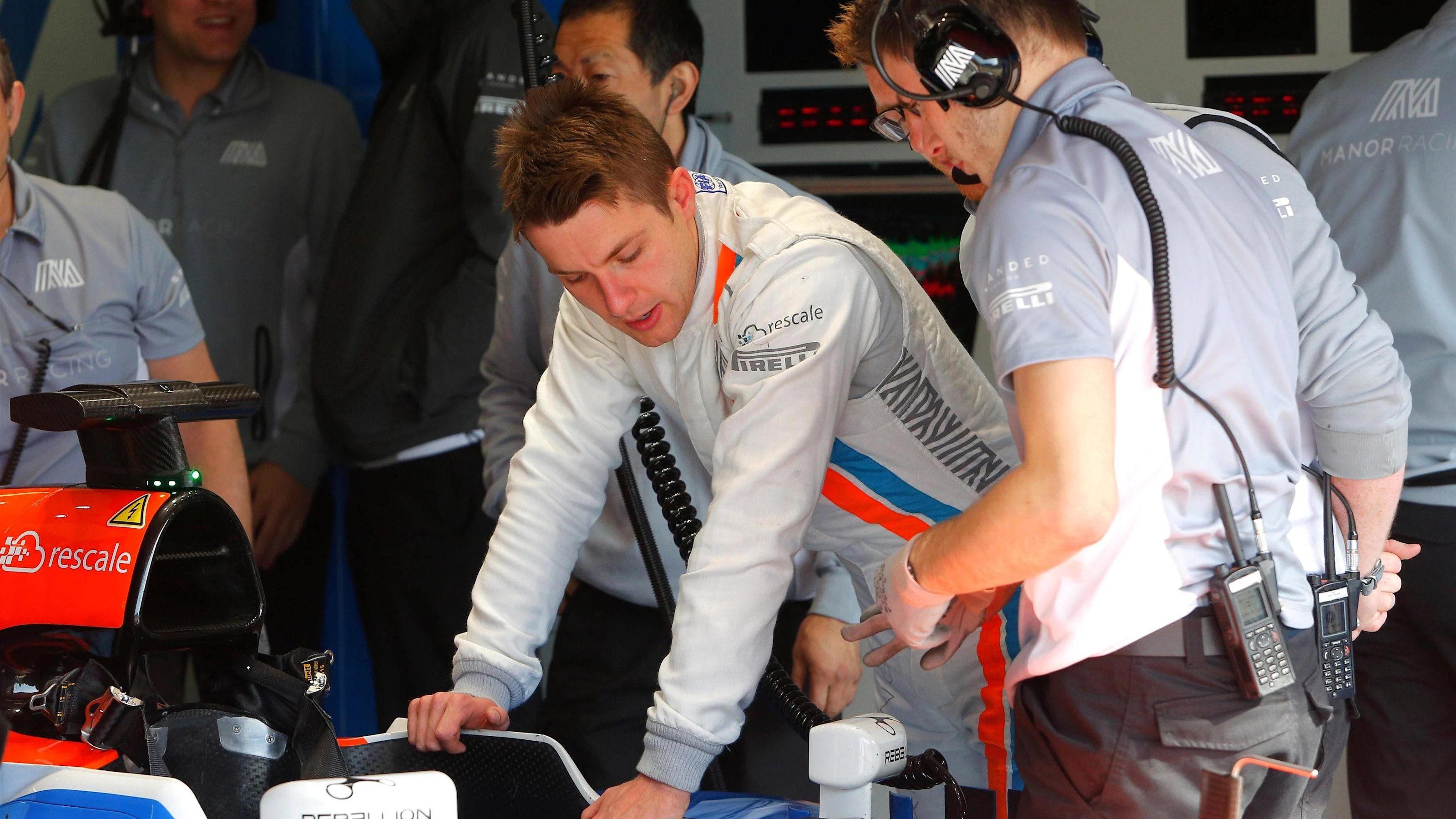 Jordan King (GBR) Manor Racing MRT05 at Formula One Testing, Day Two, Barcelona, Spain, 18 May 2016.