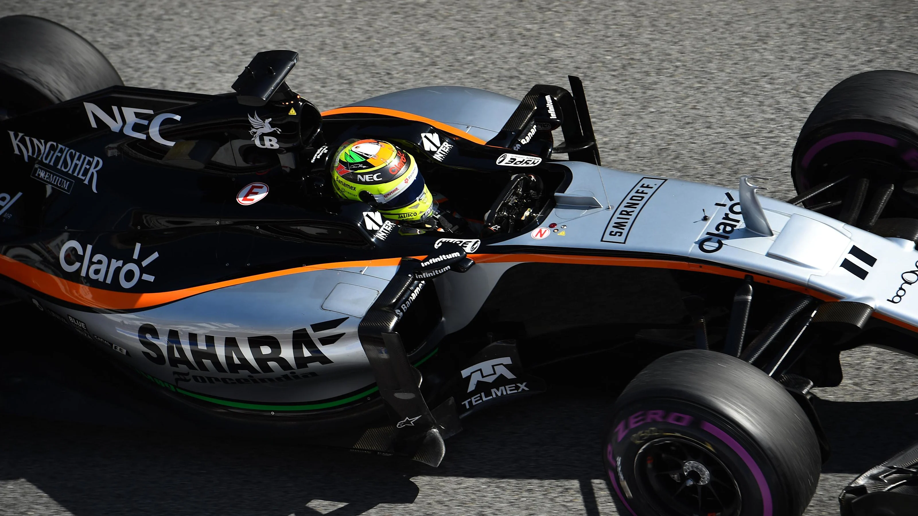 Sergio Perez (MEX) Force India VJM09 at Formula One Testing, Day Four, Barcelona, Spain, Friday 4