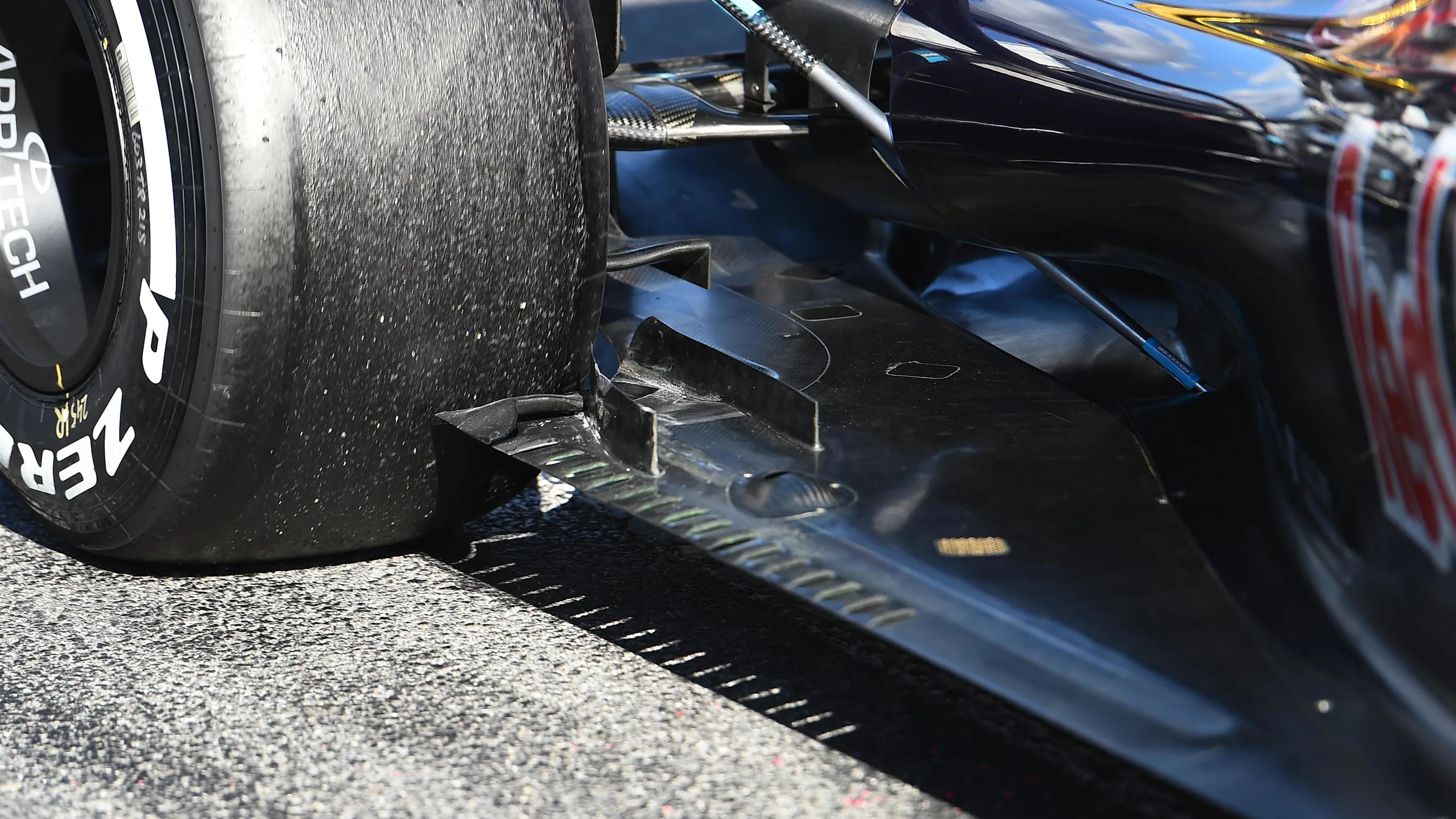 Scuderia Toro Rosso STR11 rear floor detail at Formula One Testing, Day Four, Barcelona, Spain,