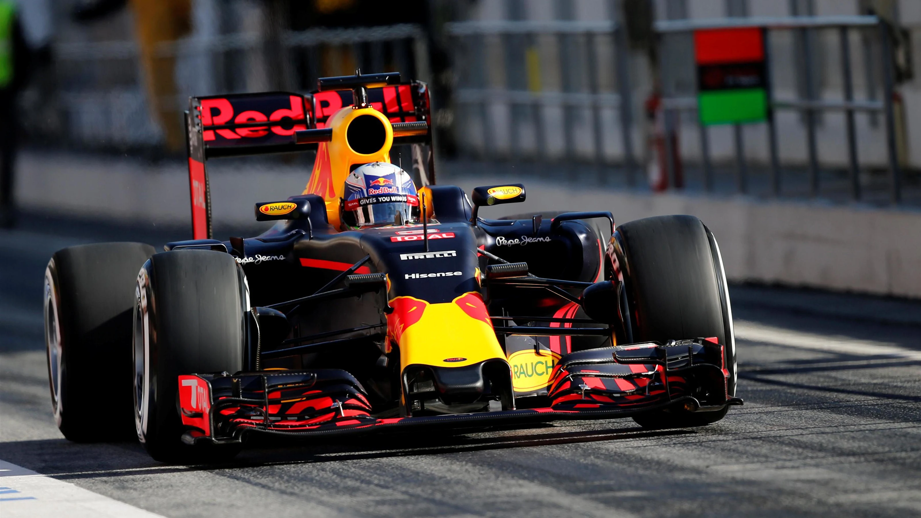 Daniel Ricciardo (AUS) Red Bull Racing RB12 at Formula One Testing, Day Four, Barcelona, Spain,
