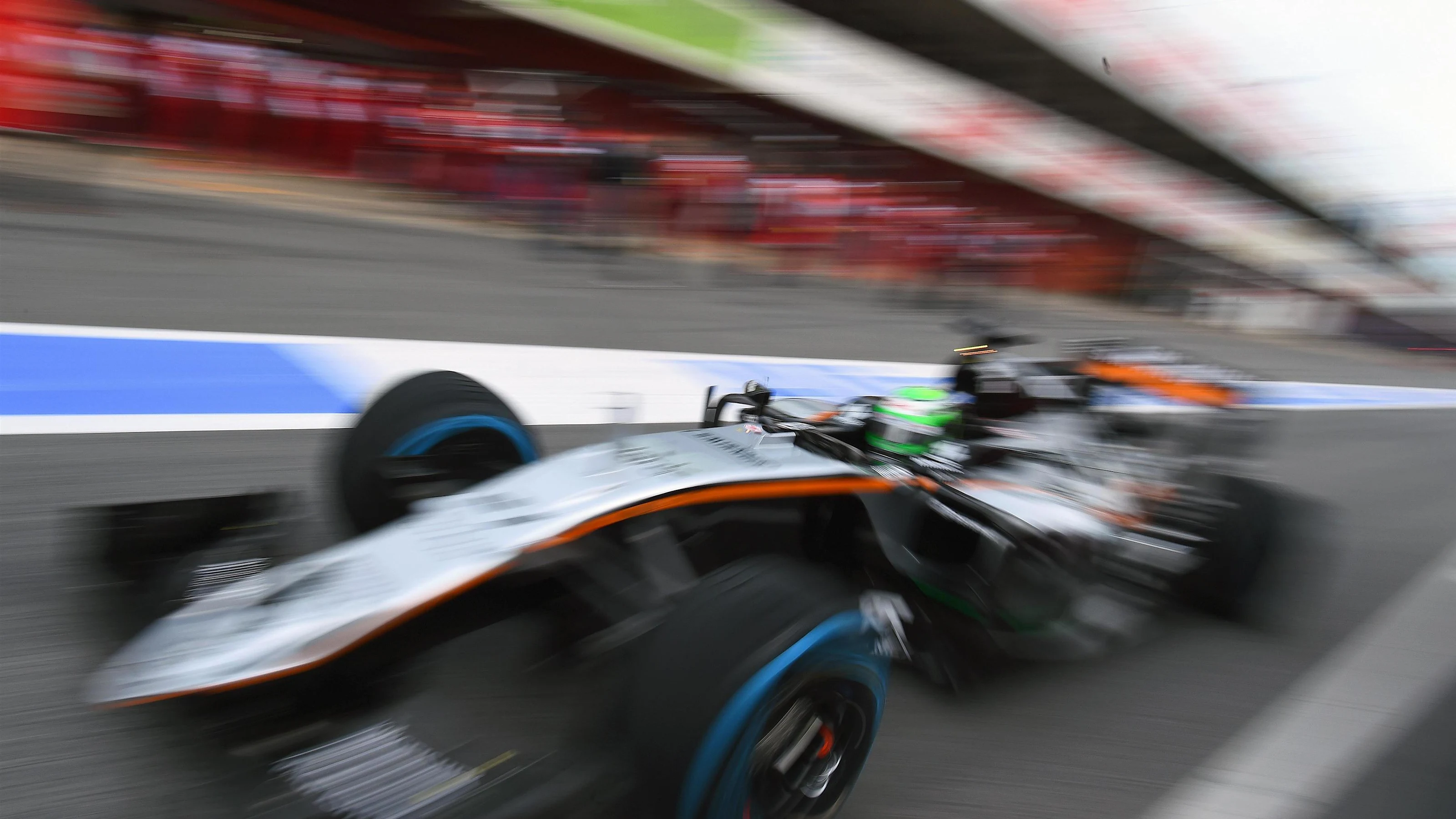 Nico Hulkenberg (GER) Force India VJM09 at Formula One Testing, Day Three, Barcelona, Spain,