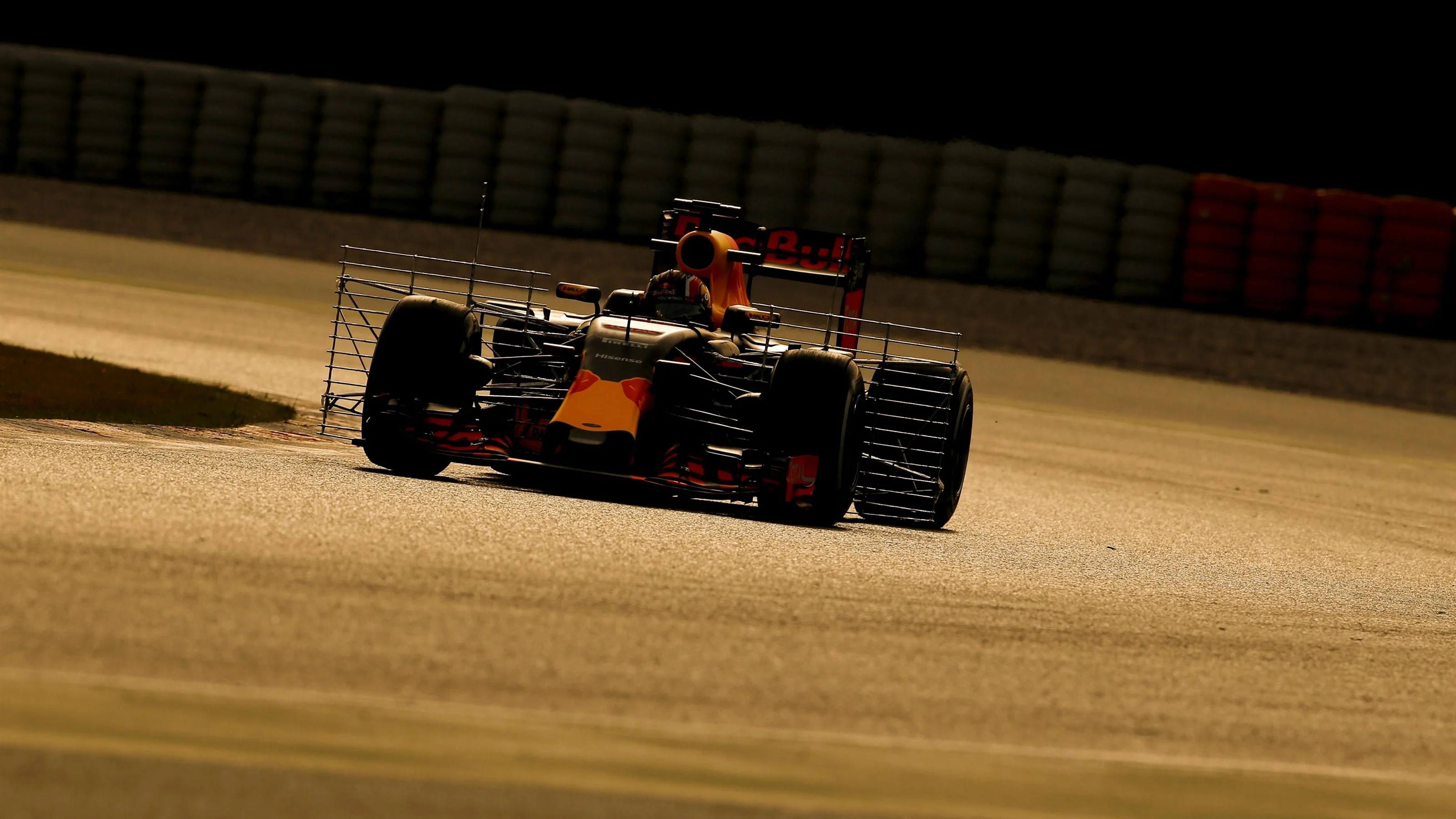 Daniil Kvyat (RUS) Red Bull Racing RB12 at Formula One Testing, Day Three, Barcelona, Spain,