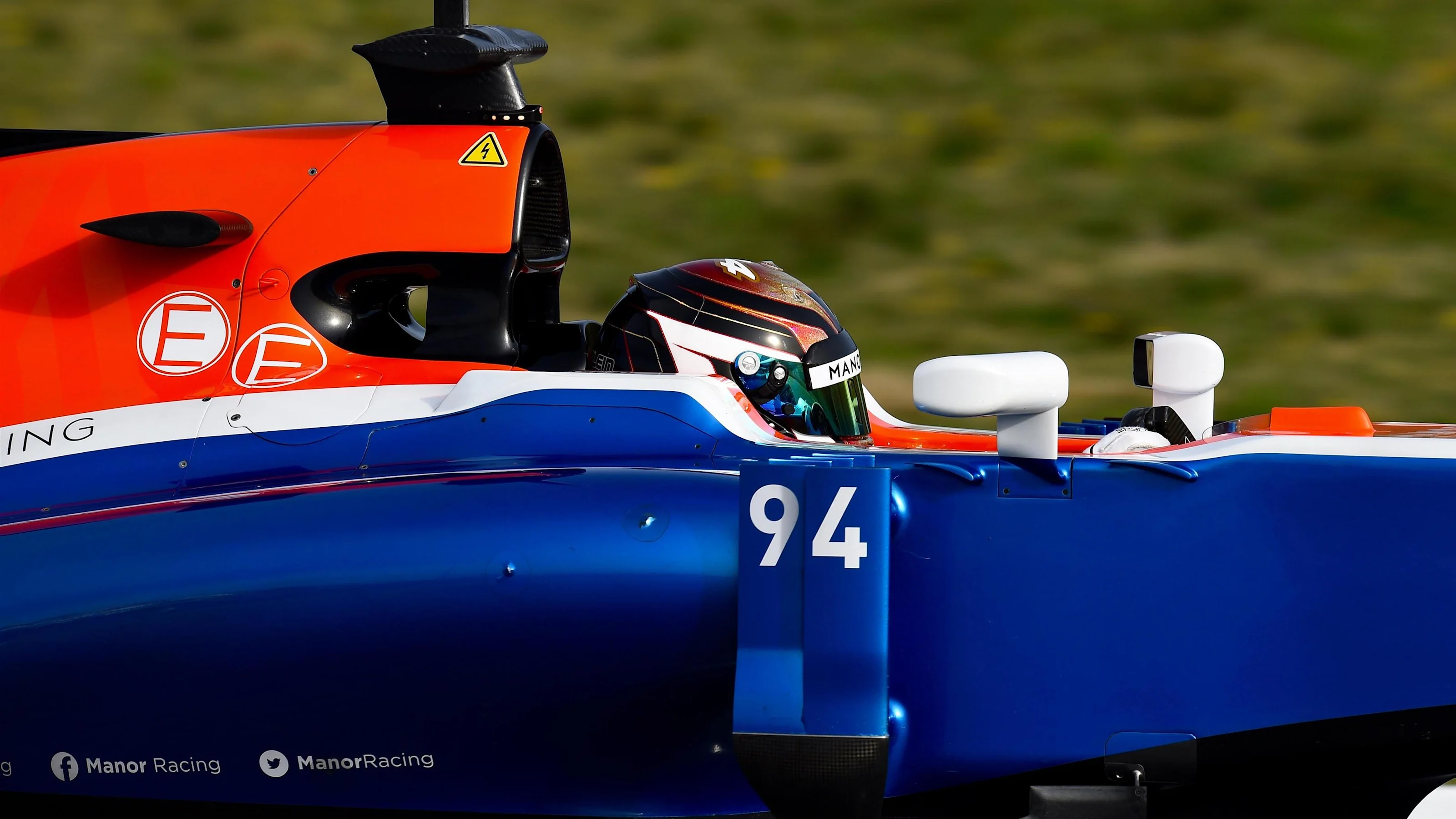 Pascal Wehrlein (GER) Manor Racing MRT05 at Formula One Testing, Day Three, Barcelona, Spain,