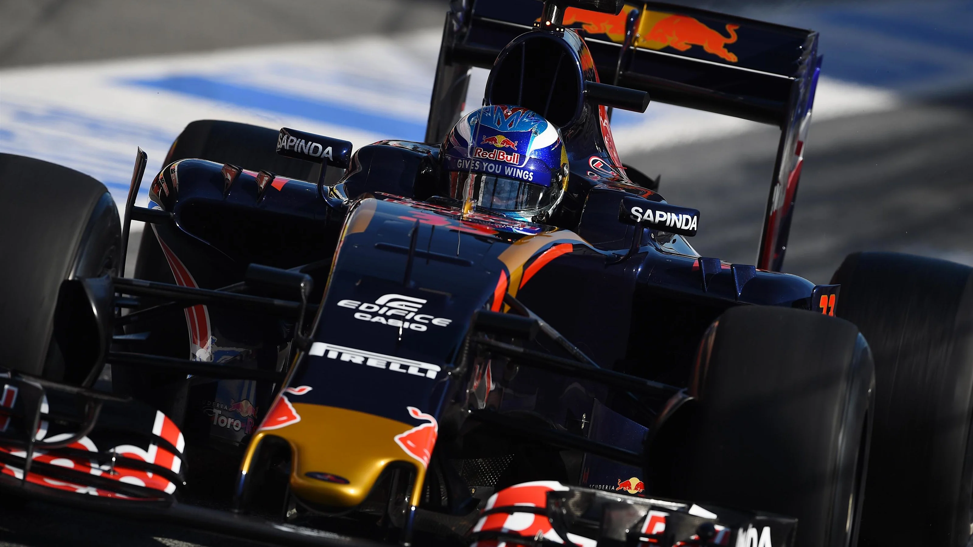 Max Verstappen (NED) Scuderia Toro Rosso STR11 at Formula One Testing, Day One, Barcelona, Spain,