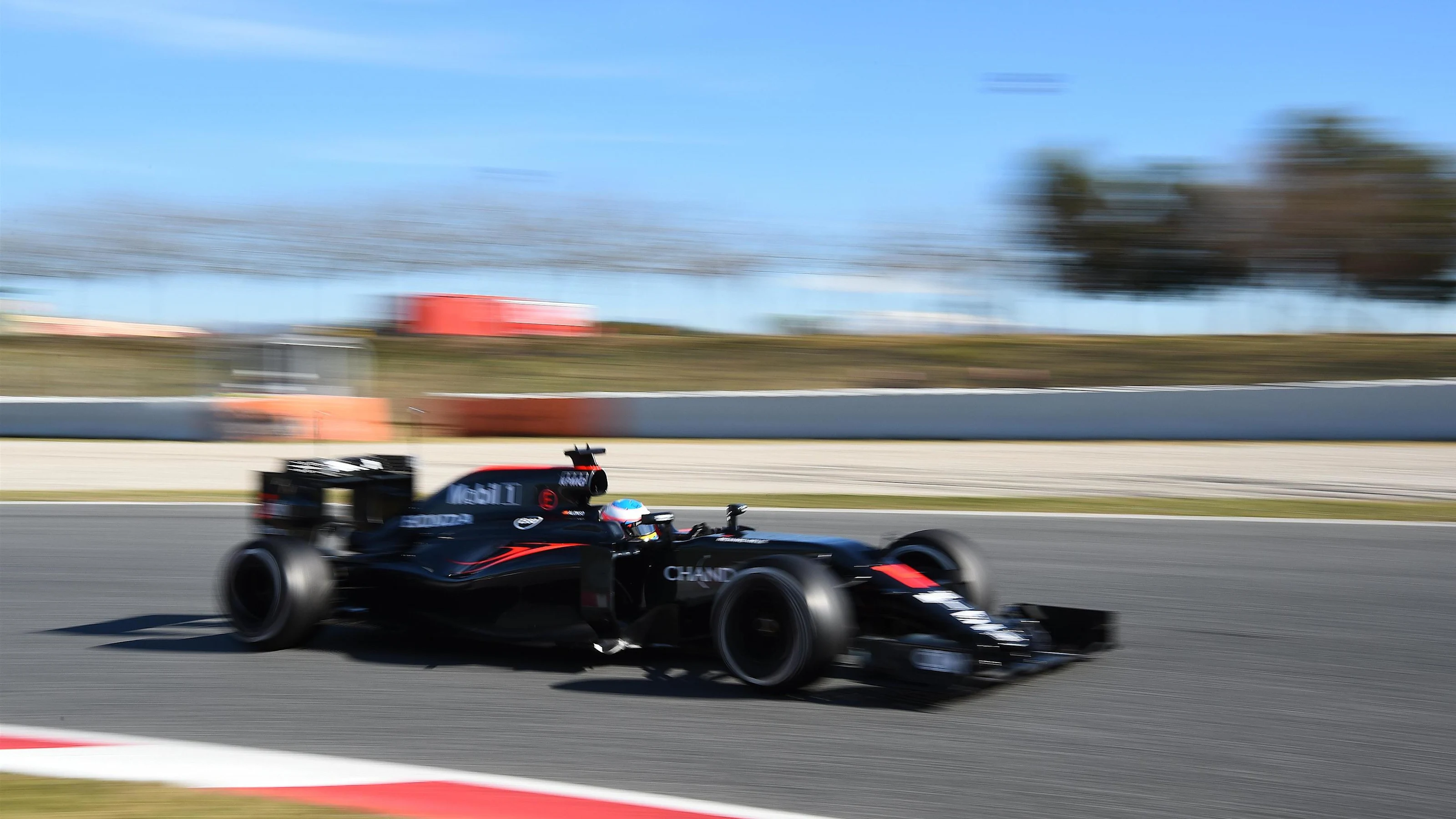 Fernando Alonso (ESP) McLaren MP4-31 at Formula One Testing, Day One, Barcelona, Spain, Tuesday 1