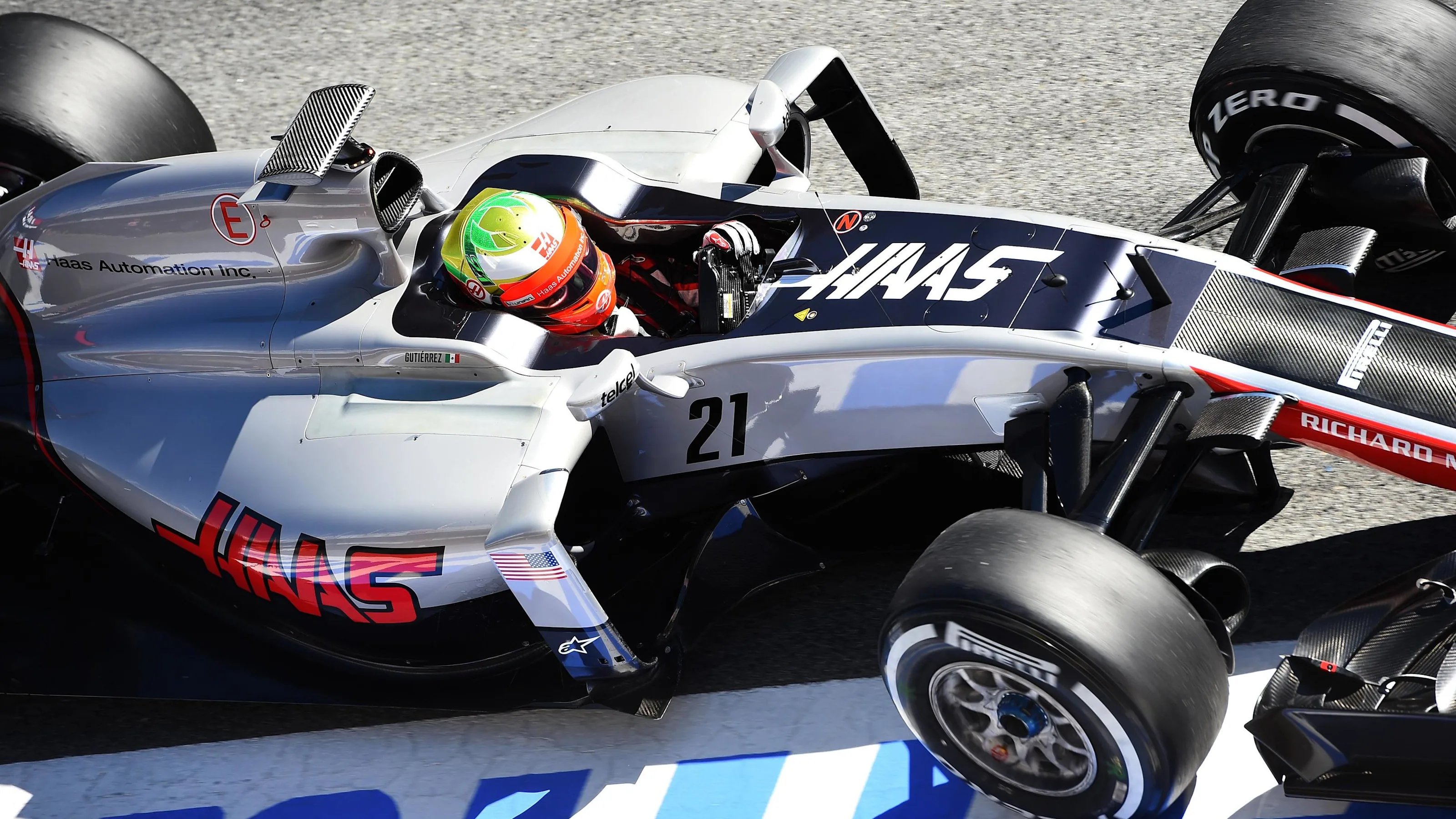 Esteban Gutierrez (MEX) Haas VF-16 at Formula One Testing, Day One, Barcelona, Spain, Tuesday 1