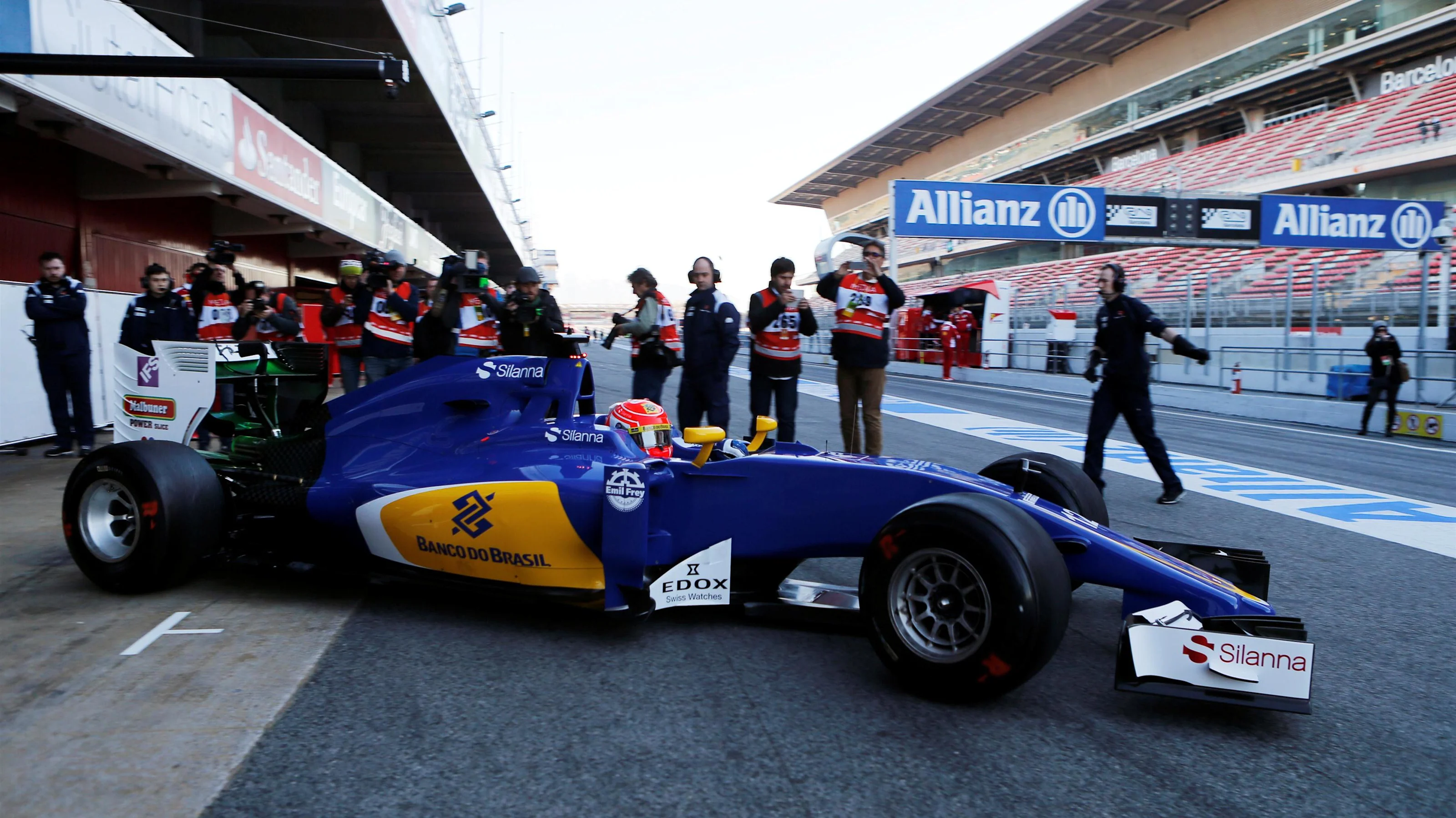 Felipe Nasr (BRA) Sauber C35 at Formula One Testing, Day One, Barcelona, Spain, Tuesday 1 March