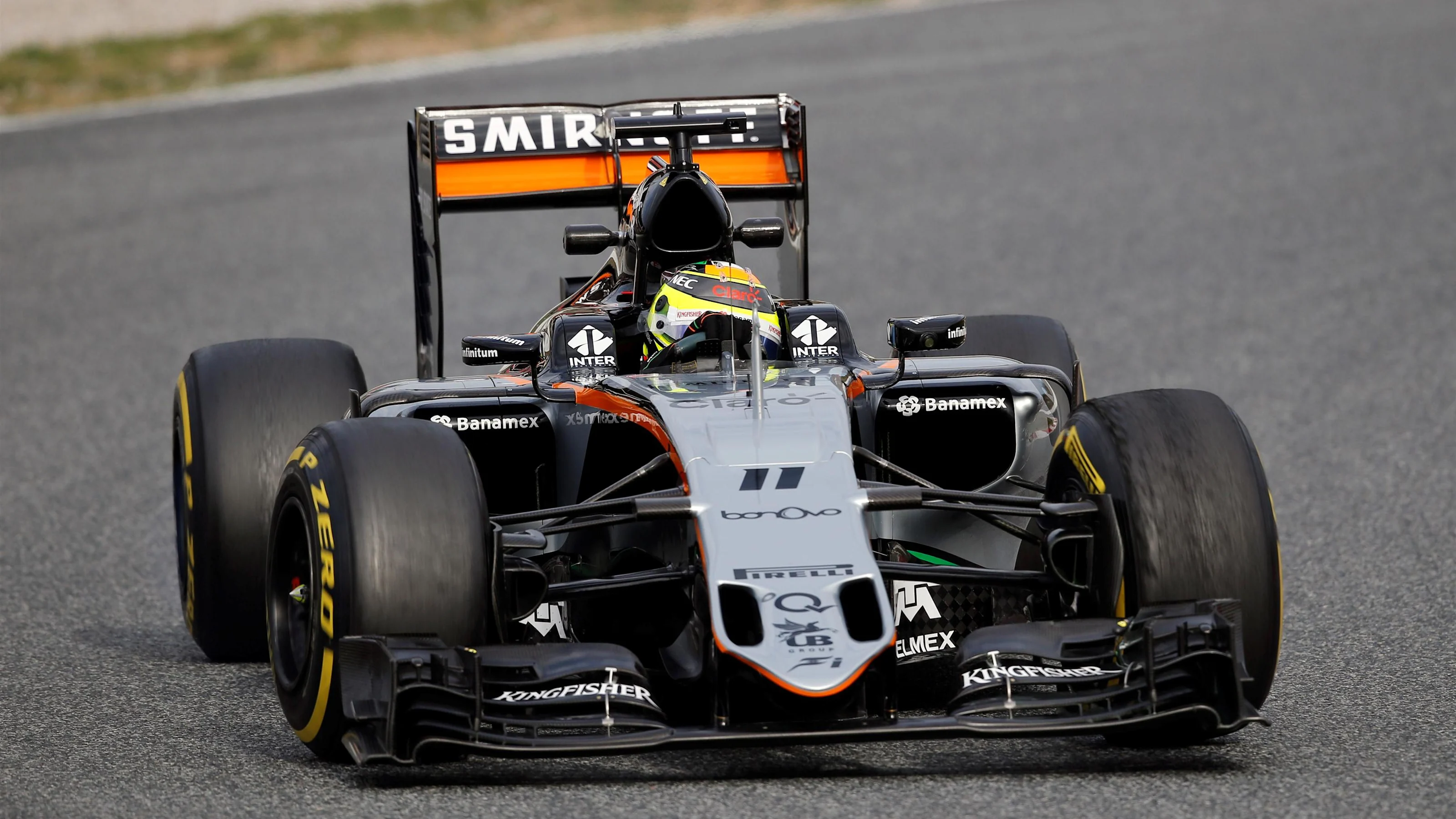Sergio Perez (MEX) Force India VJM09 at Formula One Testing, Day Two, Barcelona, Spain, Wednesday 2