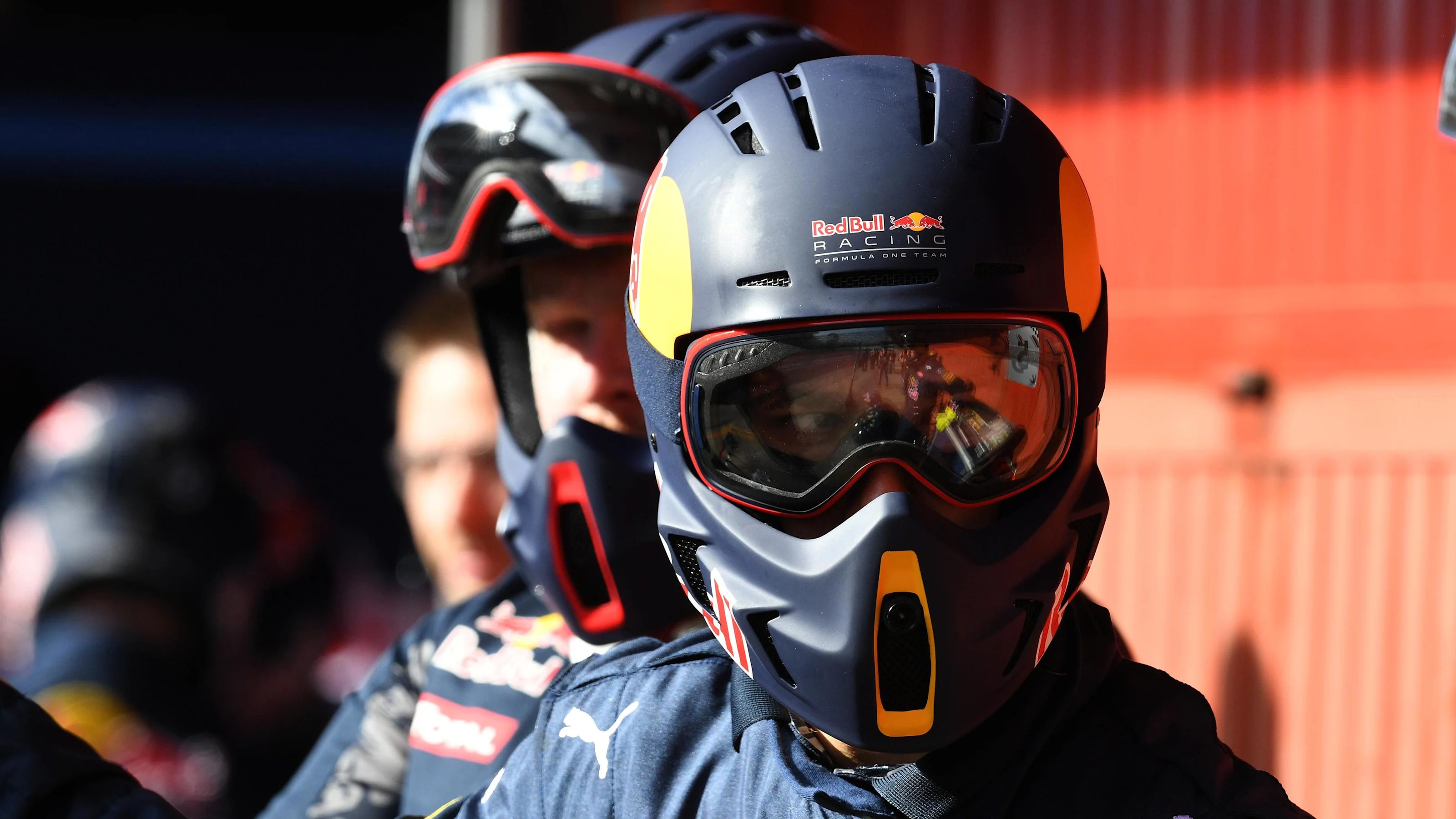 Red Bull mechanic at Formula One Testing, Day Two, Barcelona, Spain, Wednesday 2 March 2016.