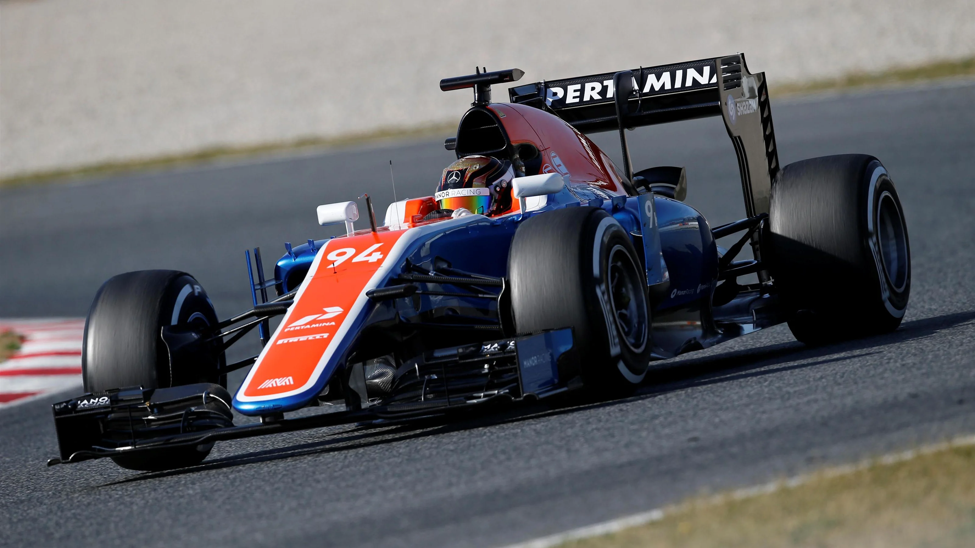 Pascal Wehrlein (GER) Manor Racing MRT05 at Formula One Testing, Day Two, Barcelona, Spain,