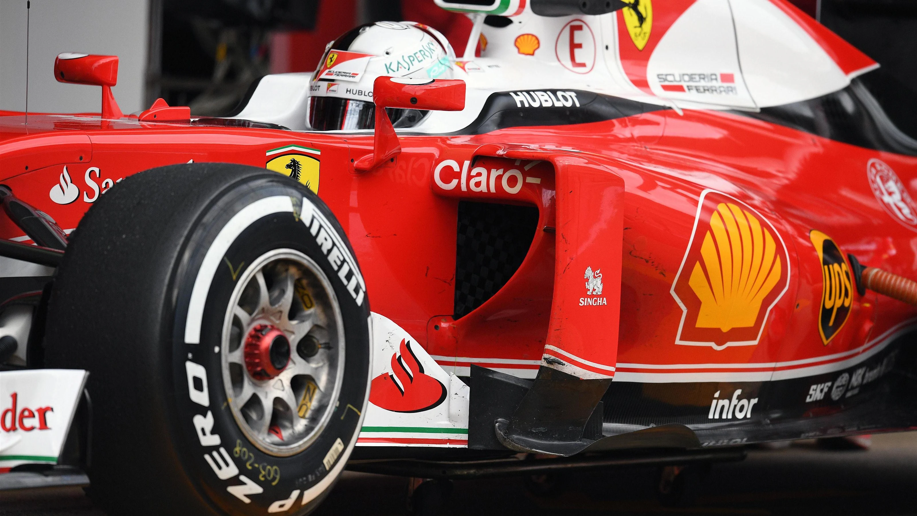 Sebastian Vettel (GER) Ferrari SF16-H at Formula One Testing, Day Two, Barcelona, Spain, Wednesday