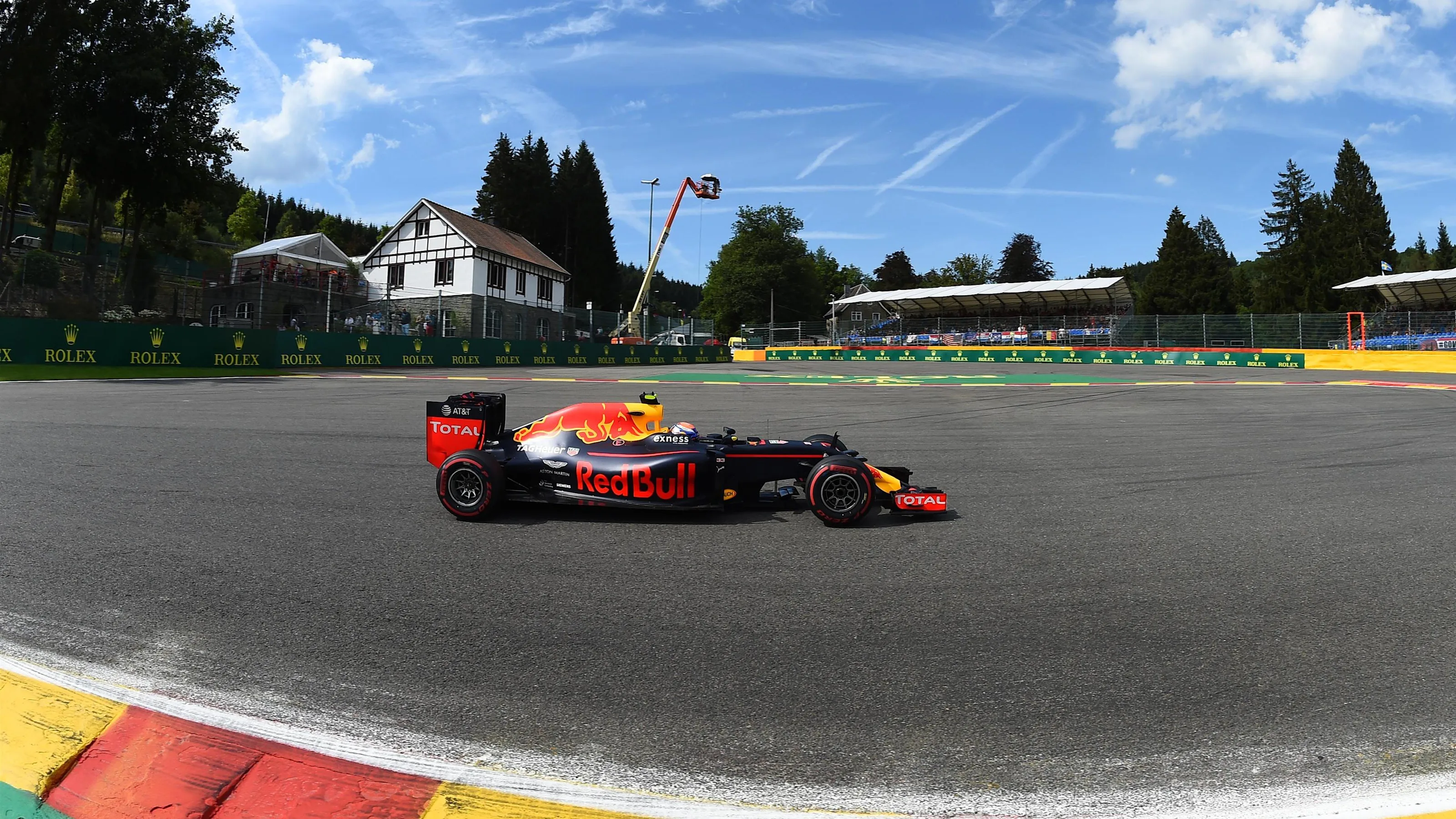 Max Verstappen (NED) Red Bull Racing RB12 at Formula One World Championship, Rd13, Belgian Grand
