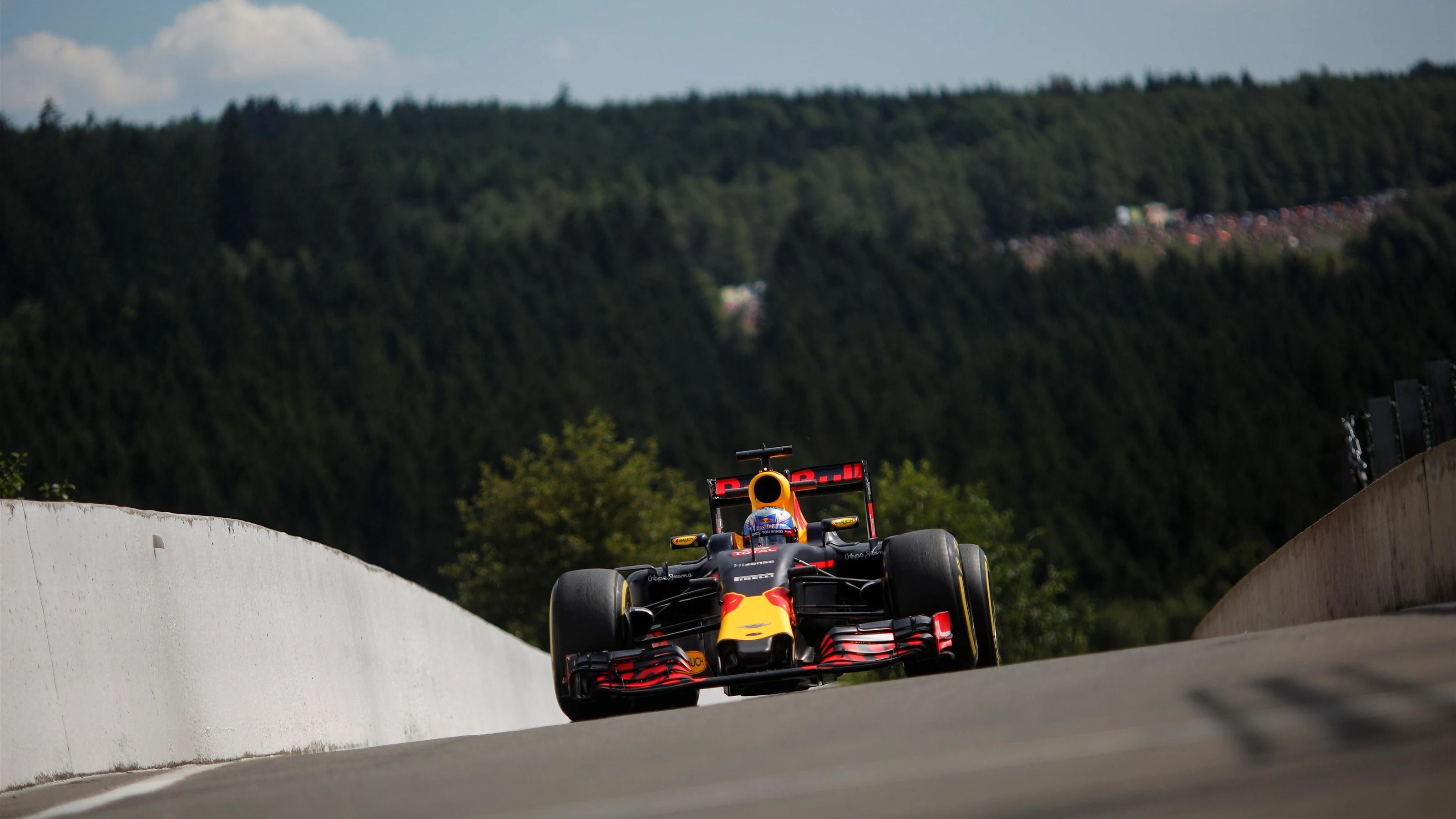 Daniel Ricciardo (AUS) Red Bull Racing RB12 at Formula One World Championship, Rd13, Belgian Grand