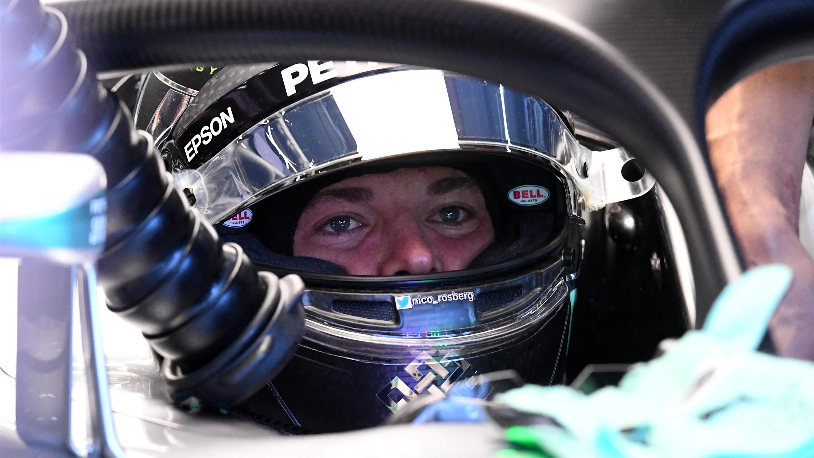 Nico Rosberg (GER) Mercedes-Benz F1 W07 Hybrid with halo at Formula One World Championship, Rd13,