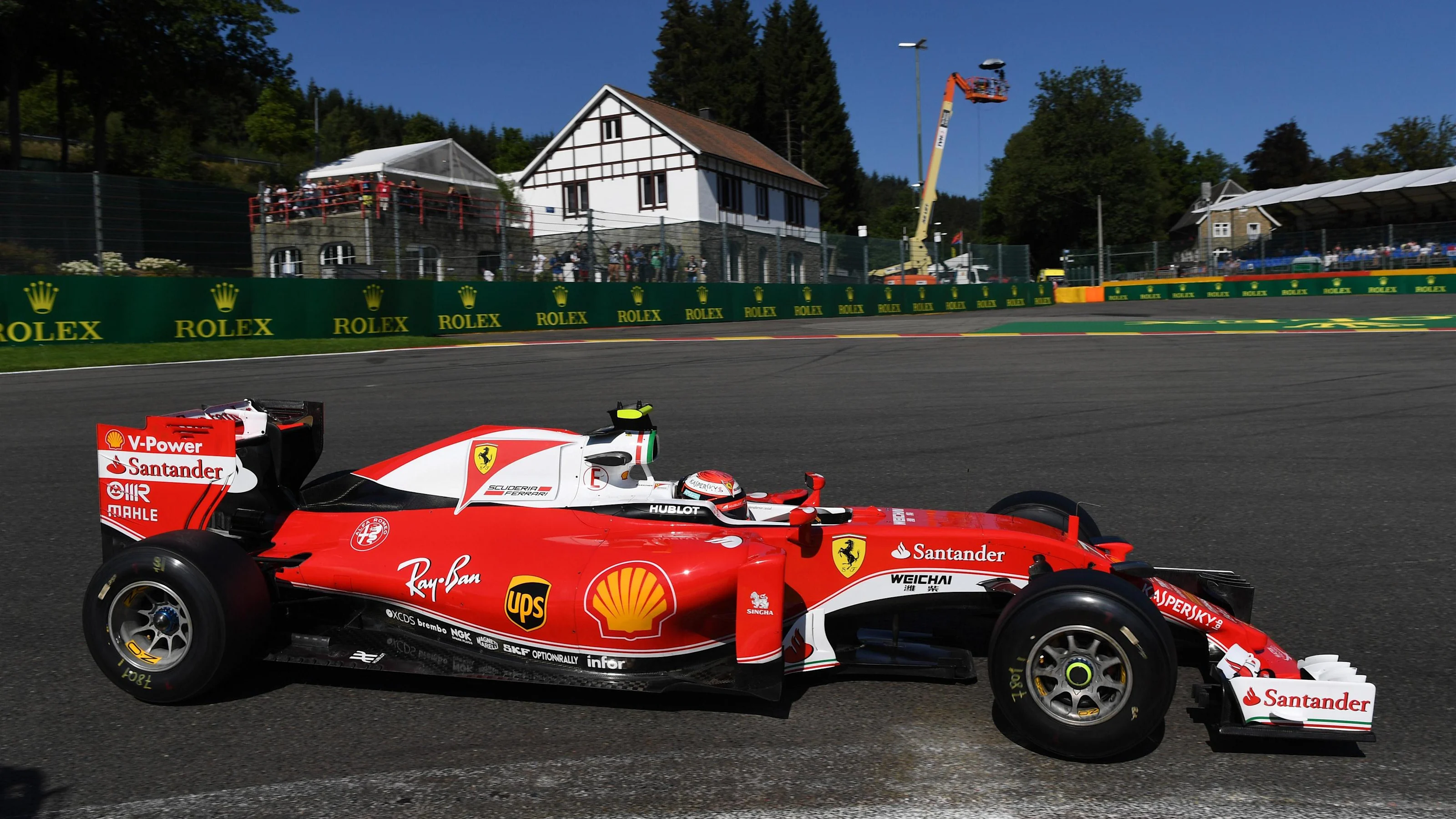 Kimi Raikkonen (FIN) Ferrari SF16-H at Formula One World Championship, Rd13, Belgian Grand Prix,