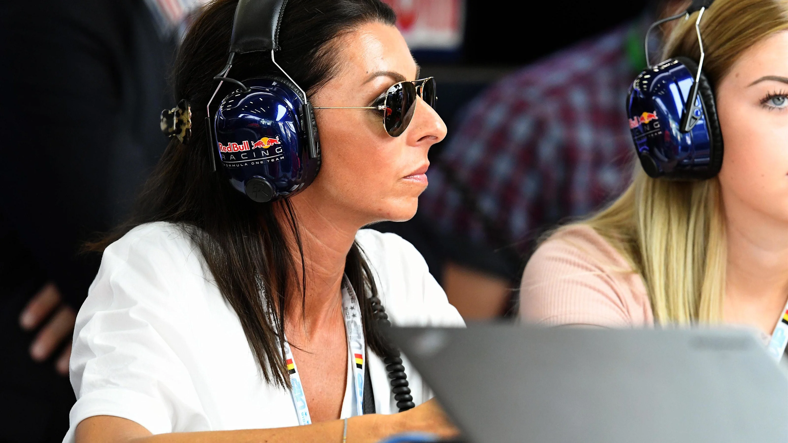 Sophie Cumpen (NED) The Mother of Max Verstappen (BEL) Red Bull Racing at Formula One World
