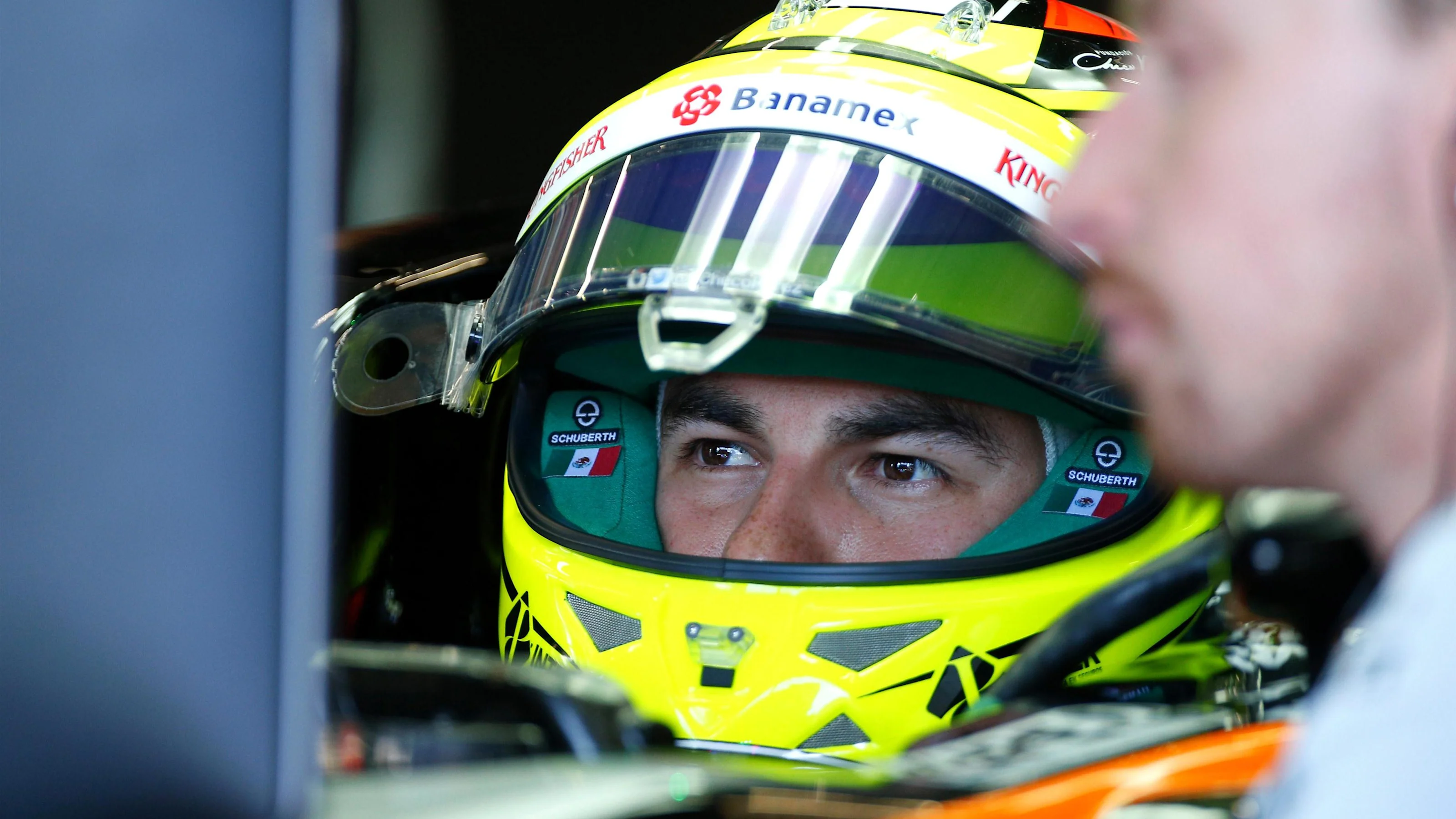 Sergio Perez (MEX) Force India at Formula One World Championship, Rd13, Belgian Grand Prix,