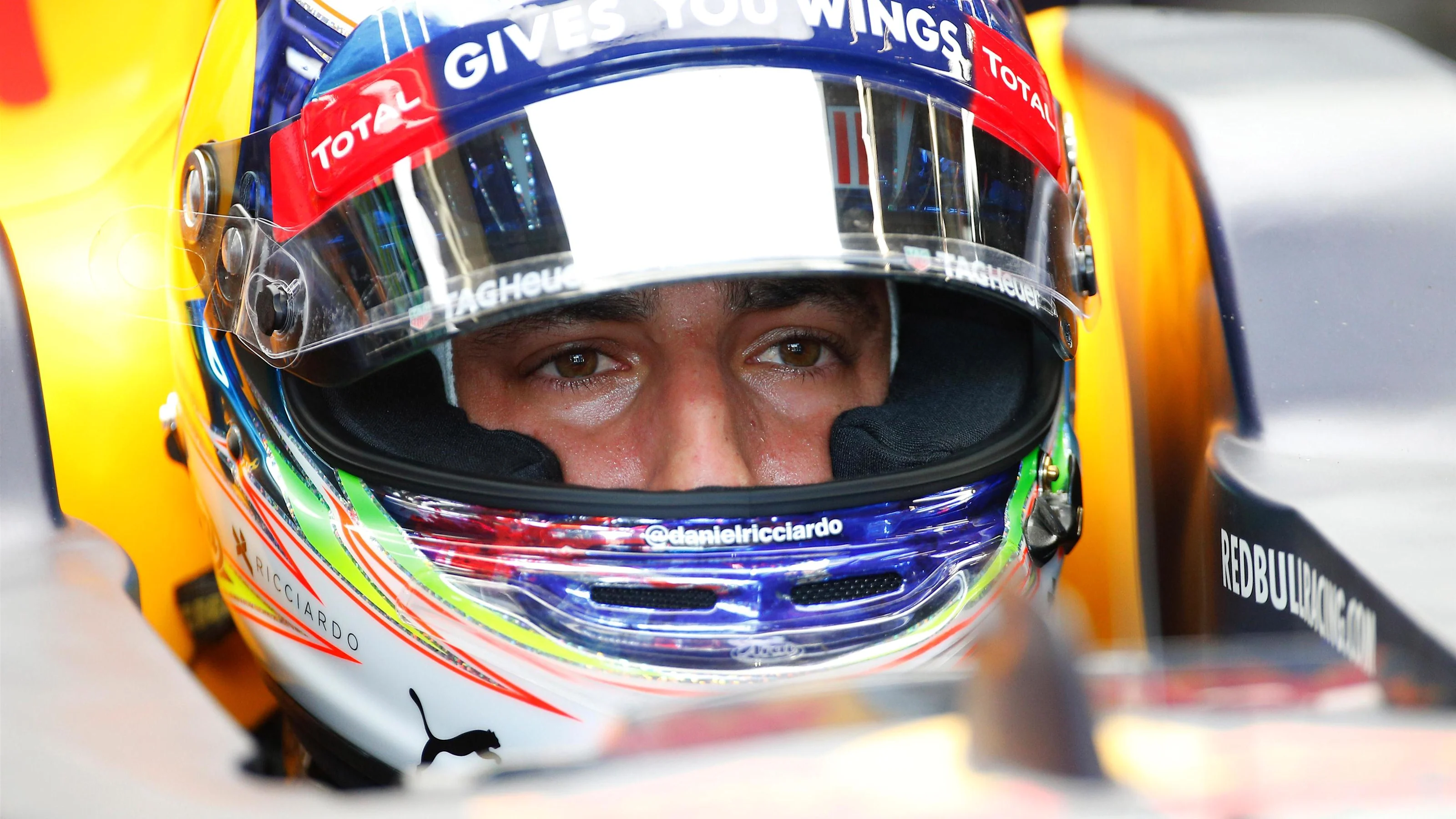 Daniel Ricciardo (AUS) Red Bull Racing at Formula One World Championship, Rd13, Belgian Grand Prix,