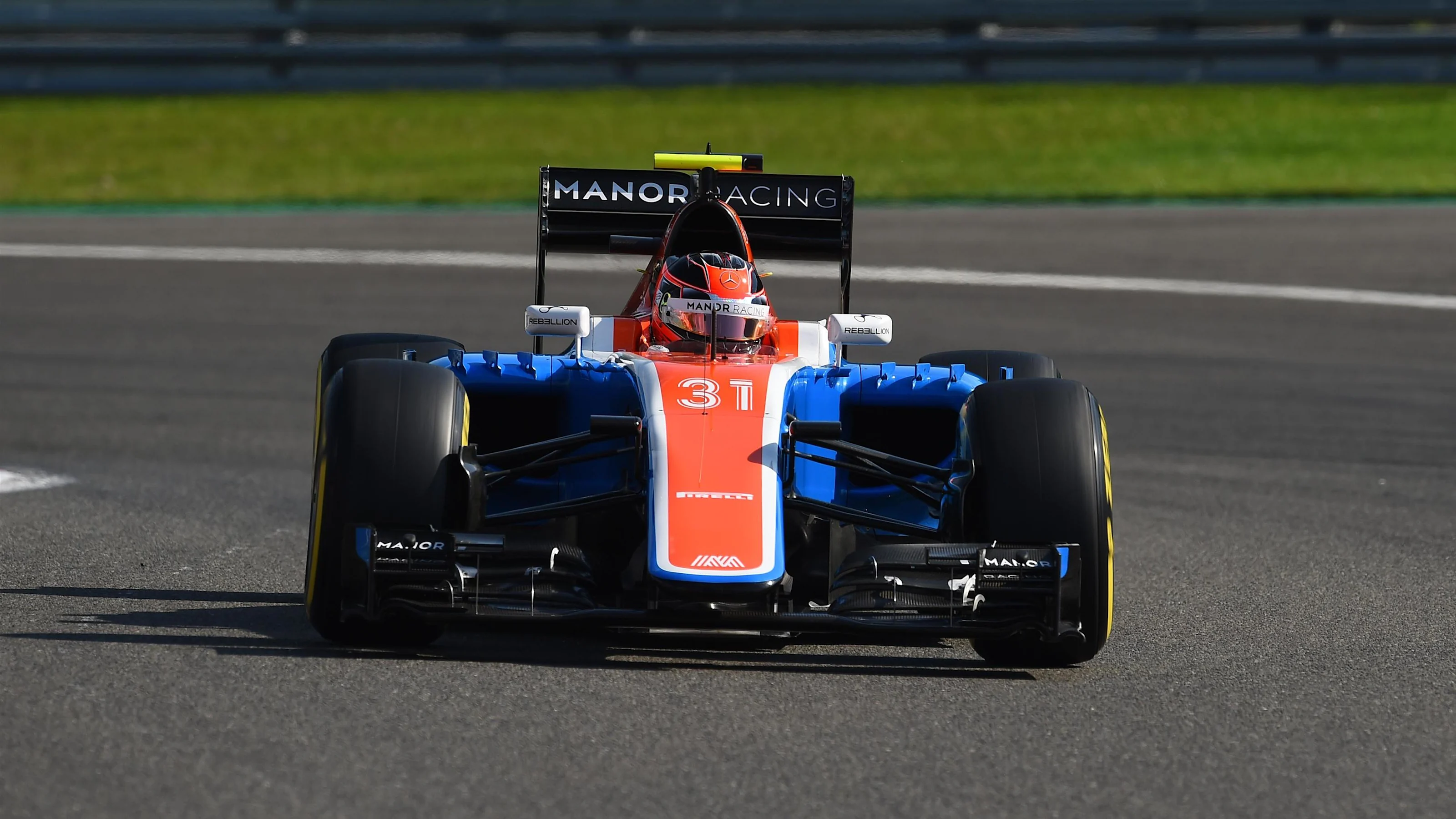 Esteban Ocon (FRA) Manor Racing MRT05 at Formula One World Championship, Rd13, Belgian Grand Prix,