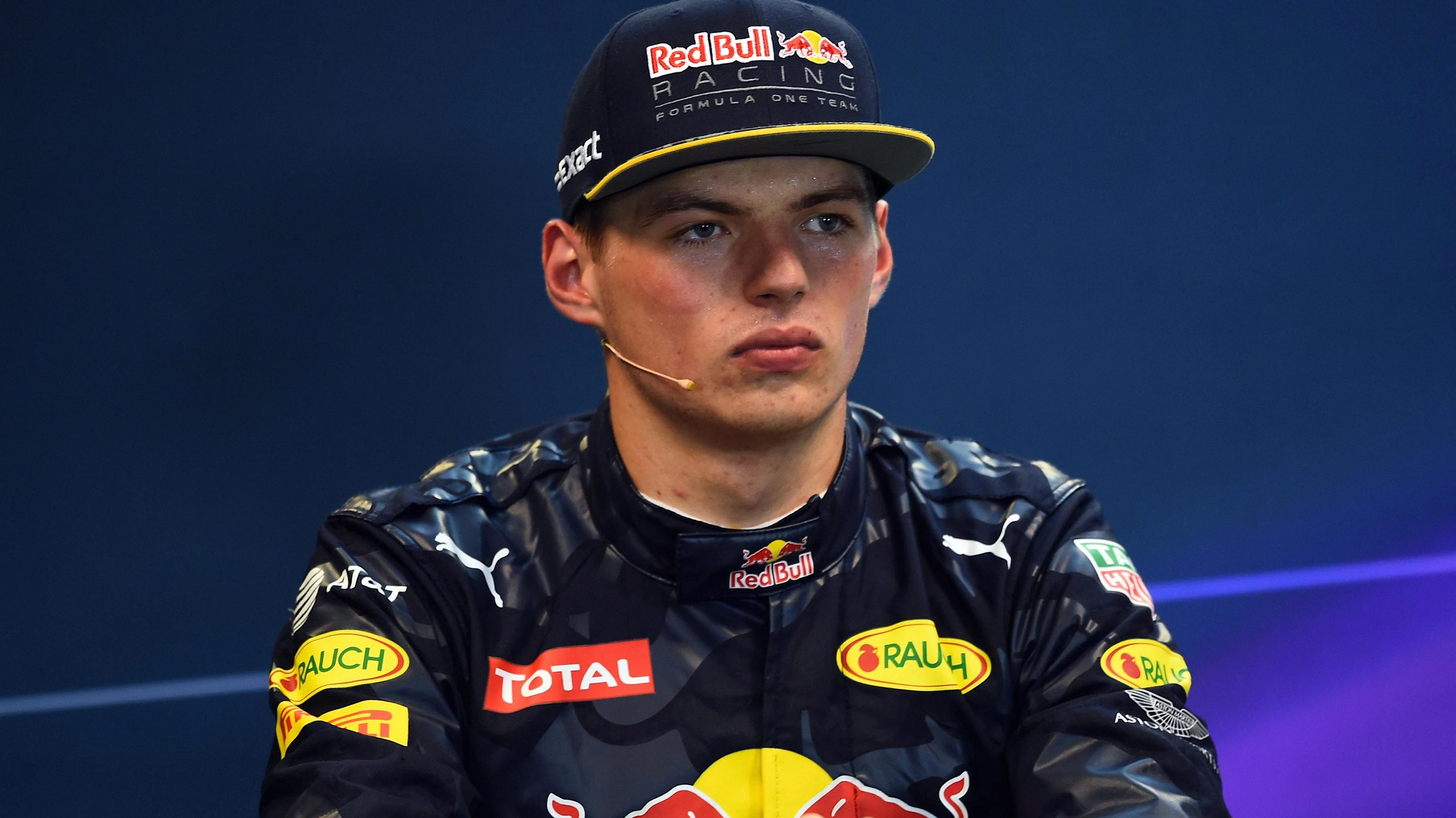 Max Verstappen (NED) Red Bull Racing in the Press Conference at Formula One World Championship,