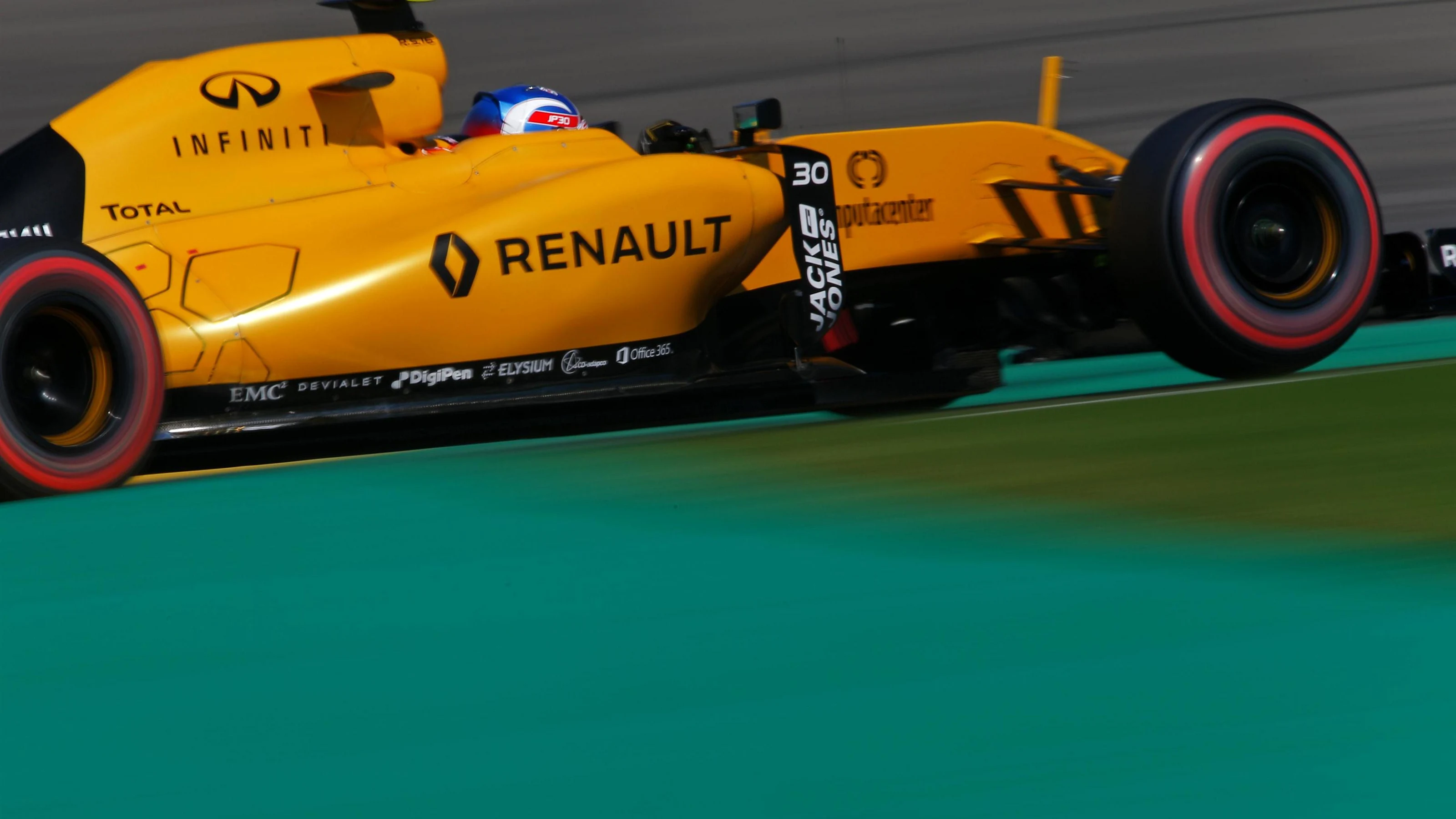Jolyon Palmer (GBR) Renault Sport F1 Team RS16 at Formula One World Championship, Rd13, Belgian