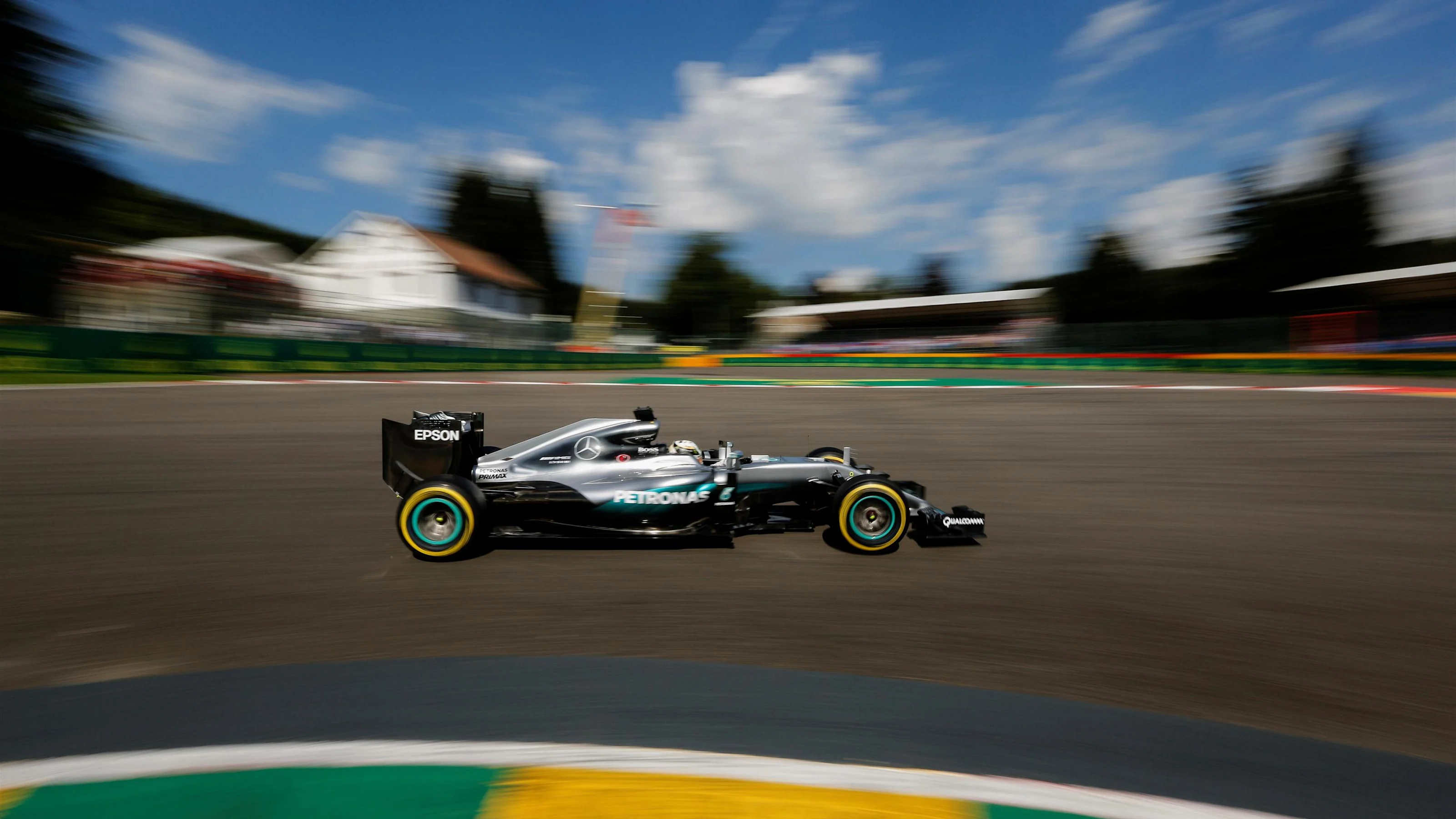 Lewis Hamilton (GBR) Mercedes-Benz F1 W07 Hybrid at Formula One World Championship, Rd13, Belgian