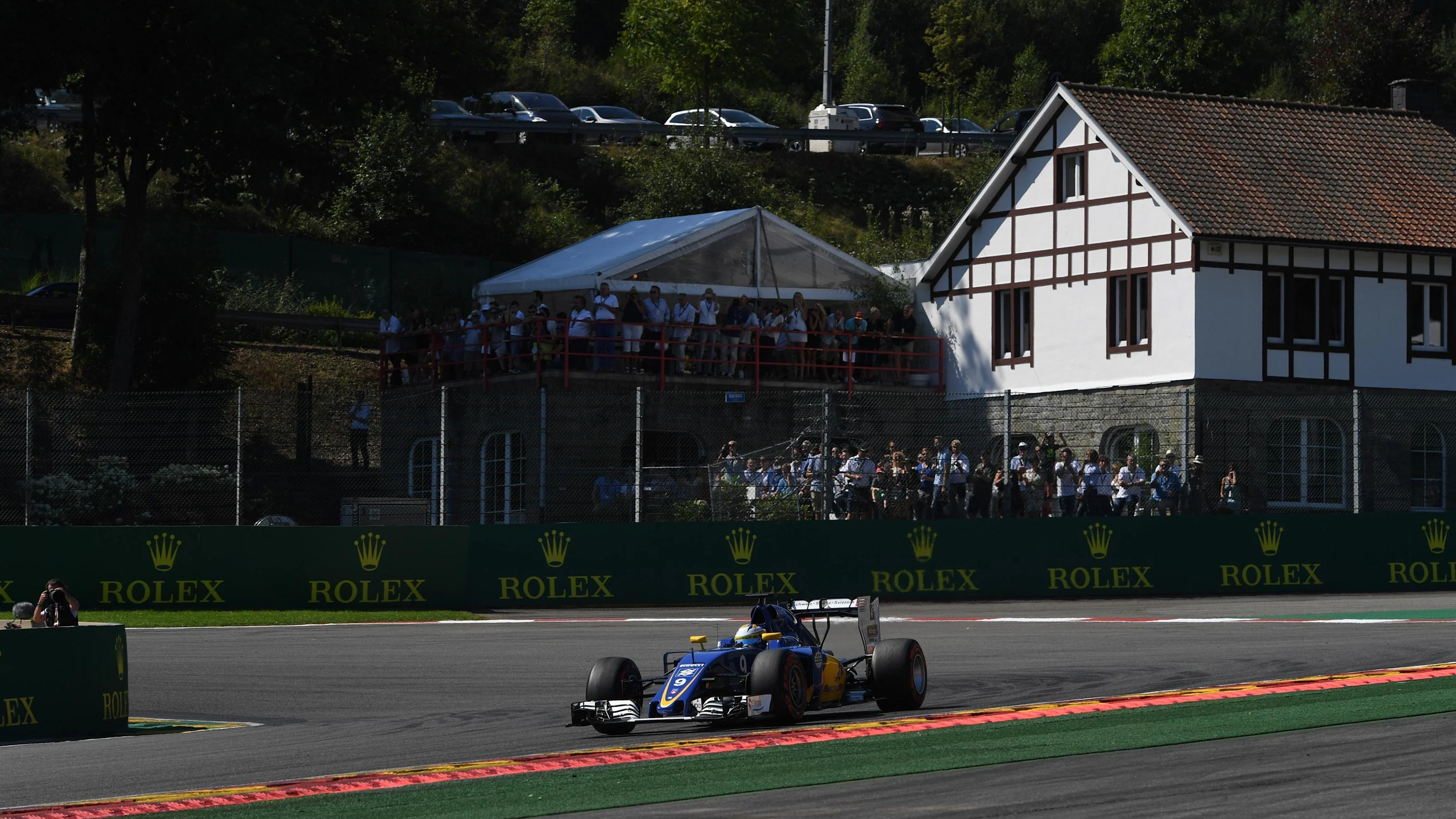 Marcus Ericsson (SWE) Sauber C35 at Formula One World Championship, Rd13, Belgian Grand Prix,
