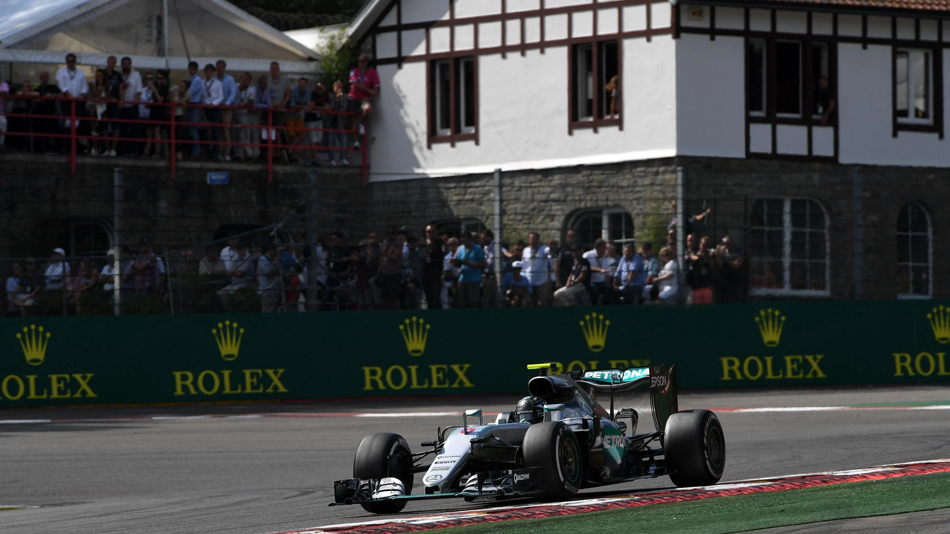 Nico Rosberg (GER) Mercedes-Benz F1 W07 Hybrid at Formula One World Championship, Rd13, Belgian