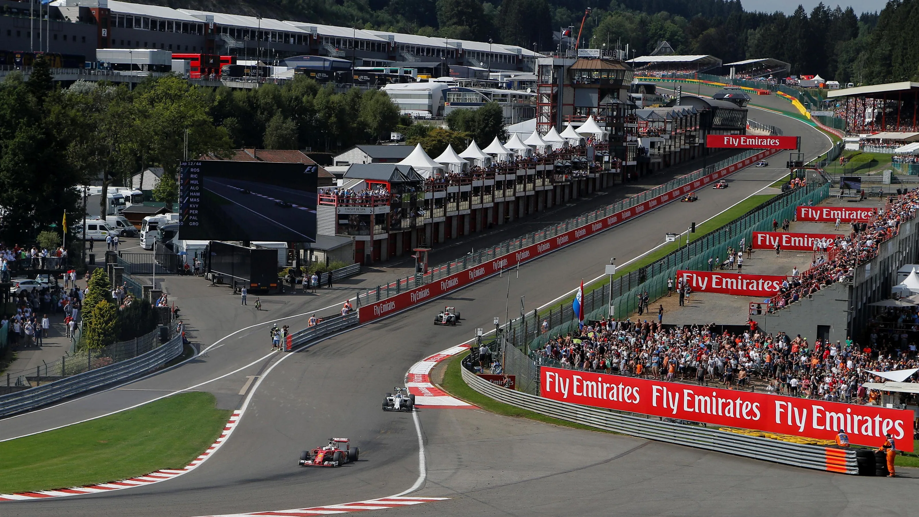 Sebastian Vettel (GER) Ferrari SF16-H at Formula One World Championship, Rd13, Belgian Grand Prix,