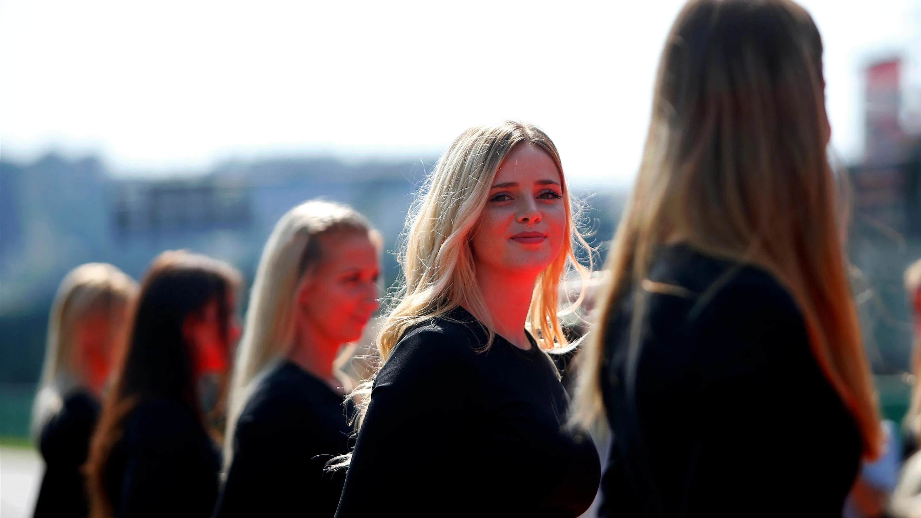 Grid girls at Formula One World Championship, Rd13, Belgian Grand Prix, Race, Spa Francorchamps,
