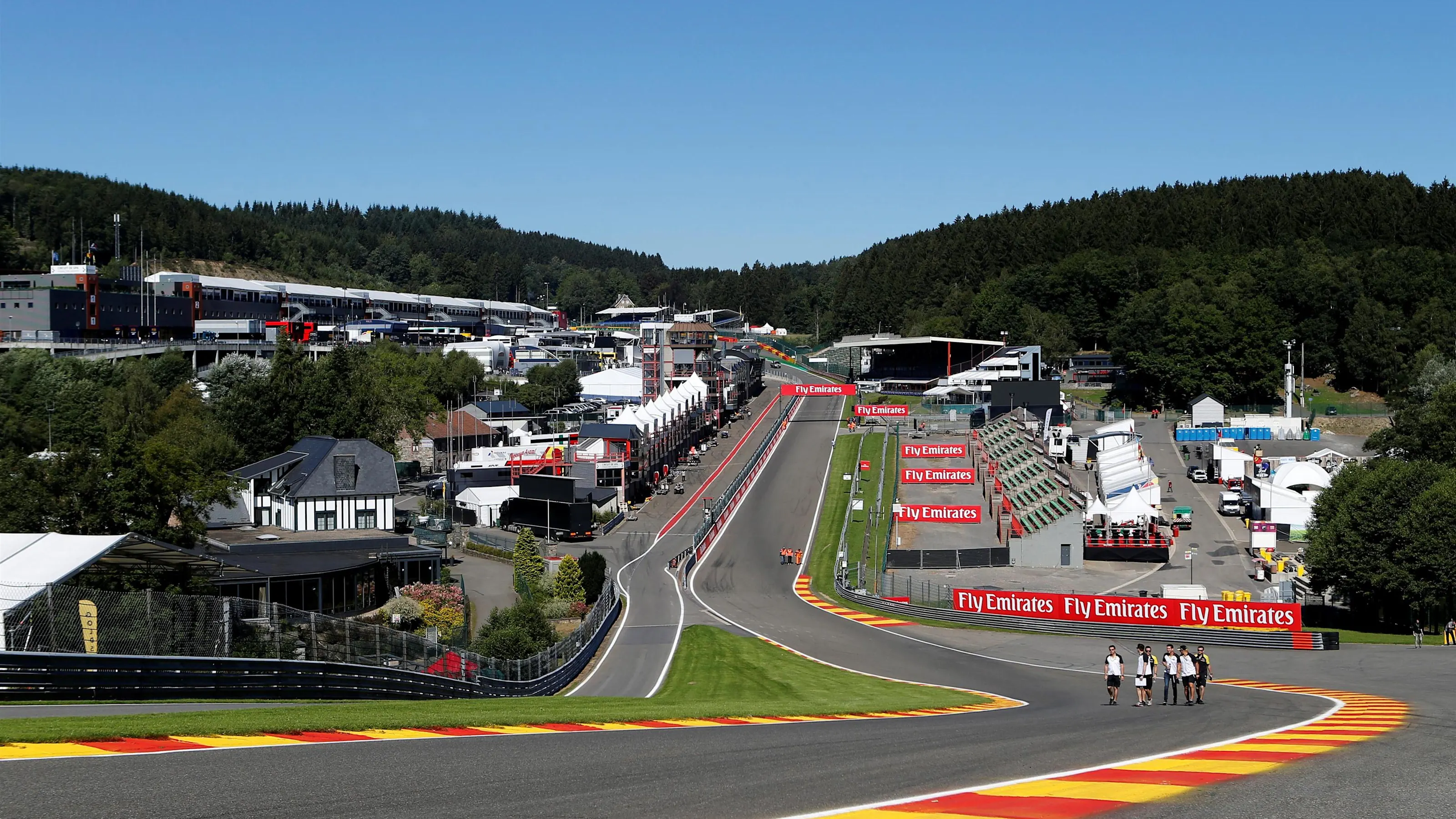 Track walk at Formula One World Championship, Rd13, Belgian Grand Prix, Preparations, Spa