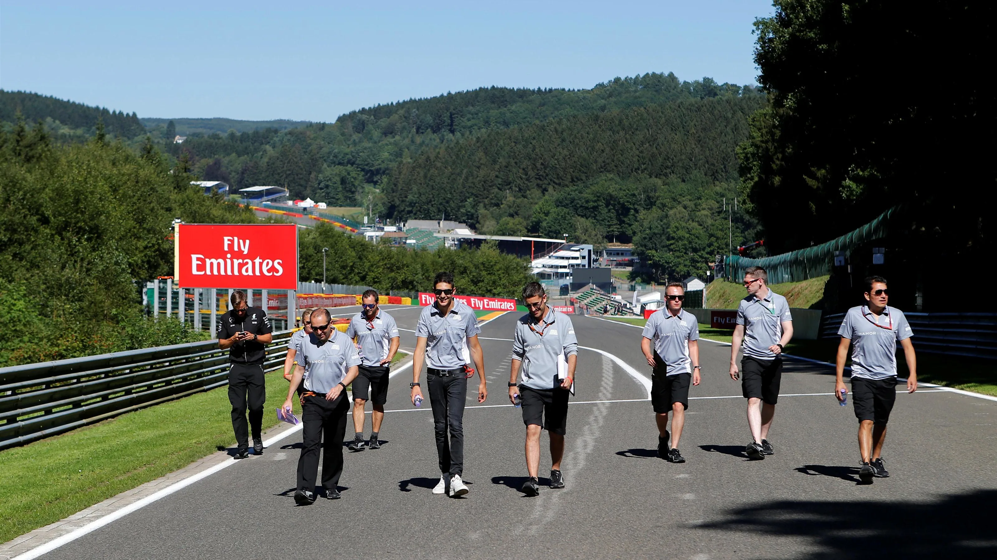 Esteban Ocon (FRA) Manor Racing at Formula One World Championship, Rd13, Belgian Grand Prix,