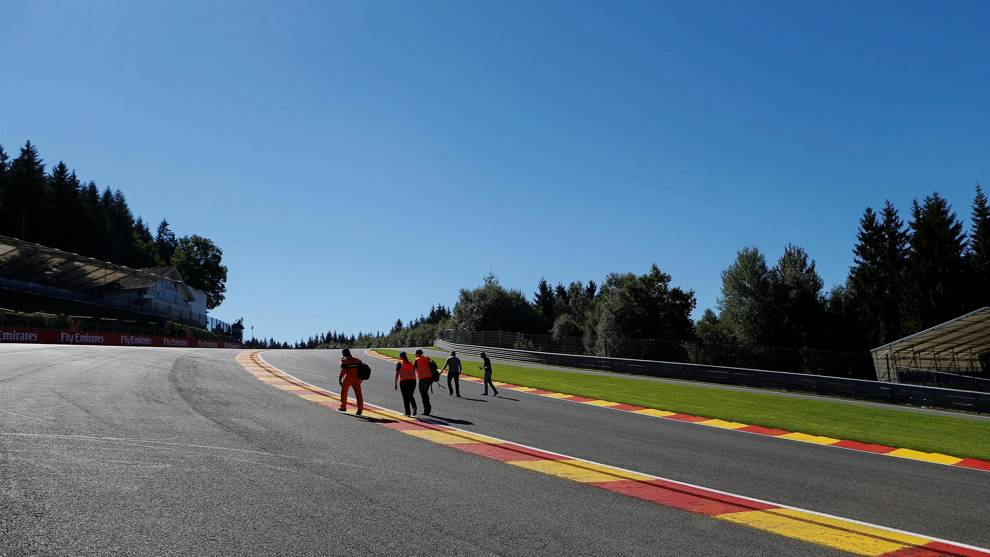 Track walk at Formula One World Championship, Rd13, Belgian Grand Prix, Preparations, Spa