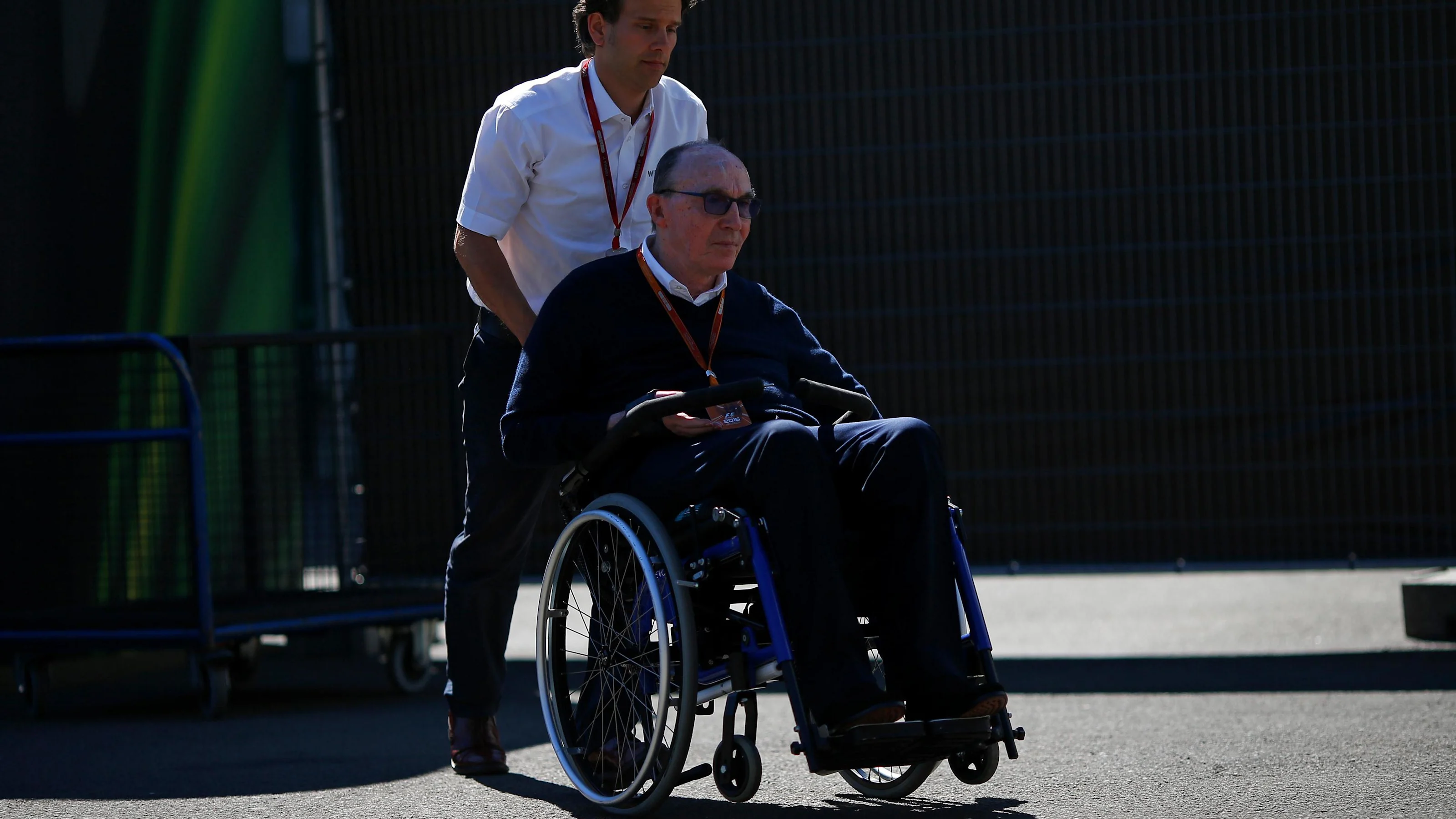Frank Williams (GBR) Williams Team Owner at Formula One World Championship, Rd13, Belgian Grand
