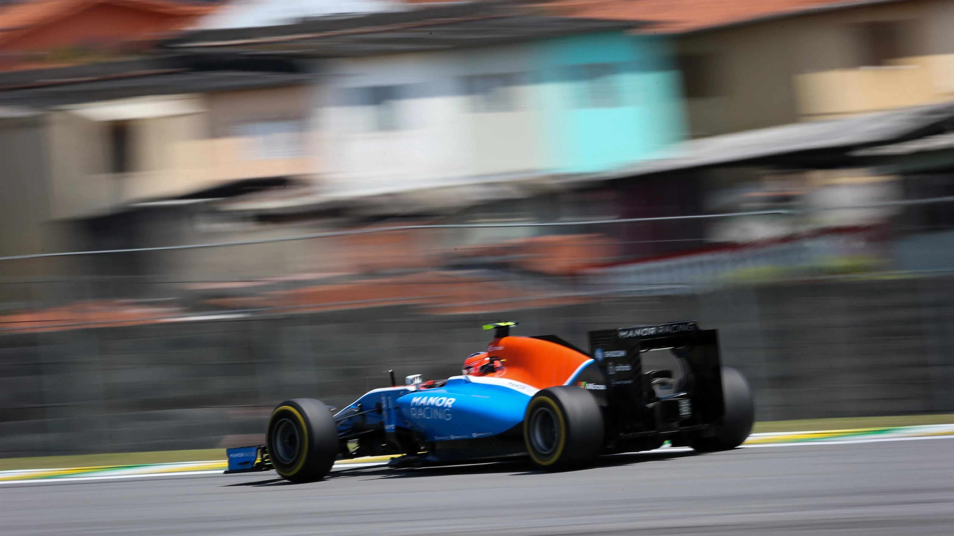 Esteban Ocon (FRA) Manor Racing MRT05 at Formula One World Championship, Rd20, Brazilian Grand