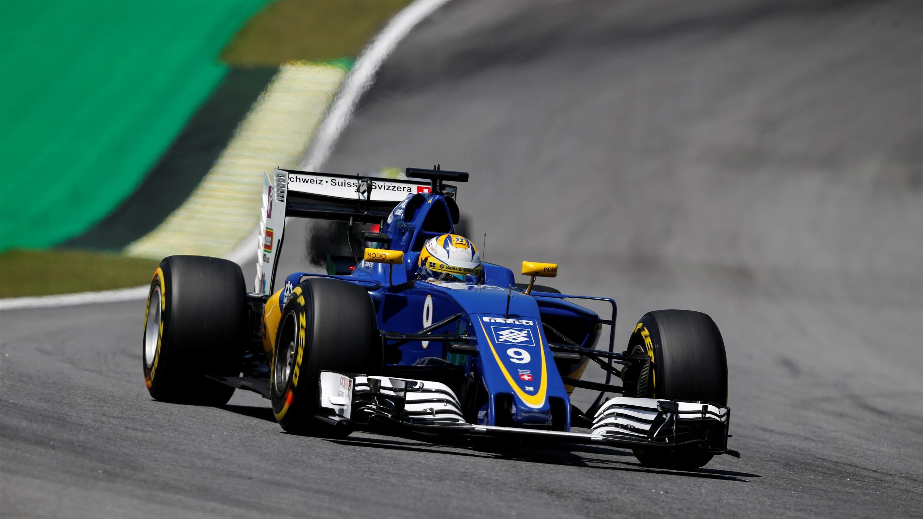Marcus Ericsson (SWE) Sauber C35 at Formula One World Championship, Rd20, Brazilian Grand Prix,