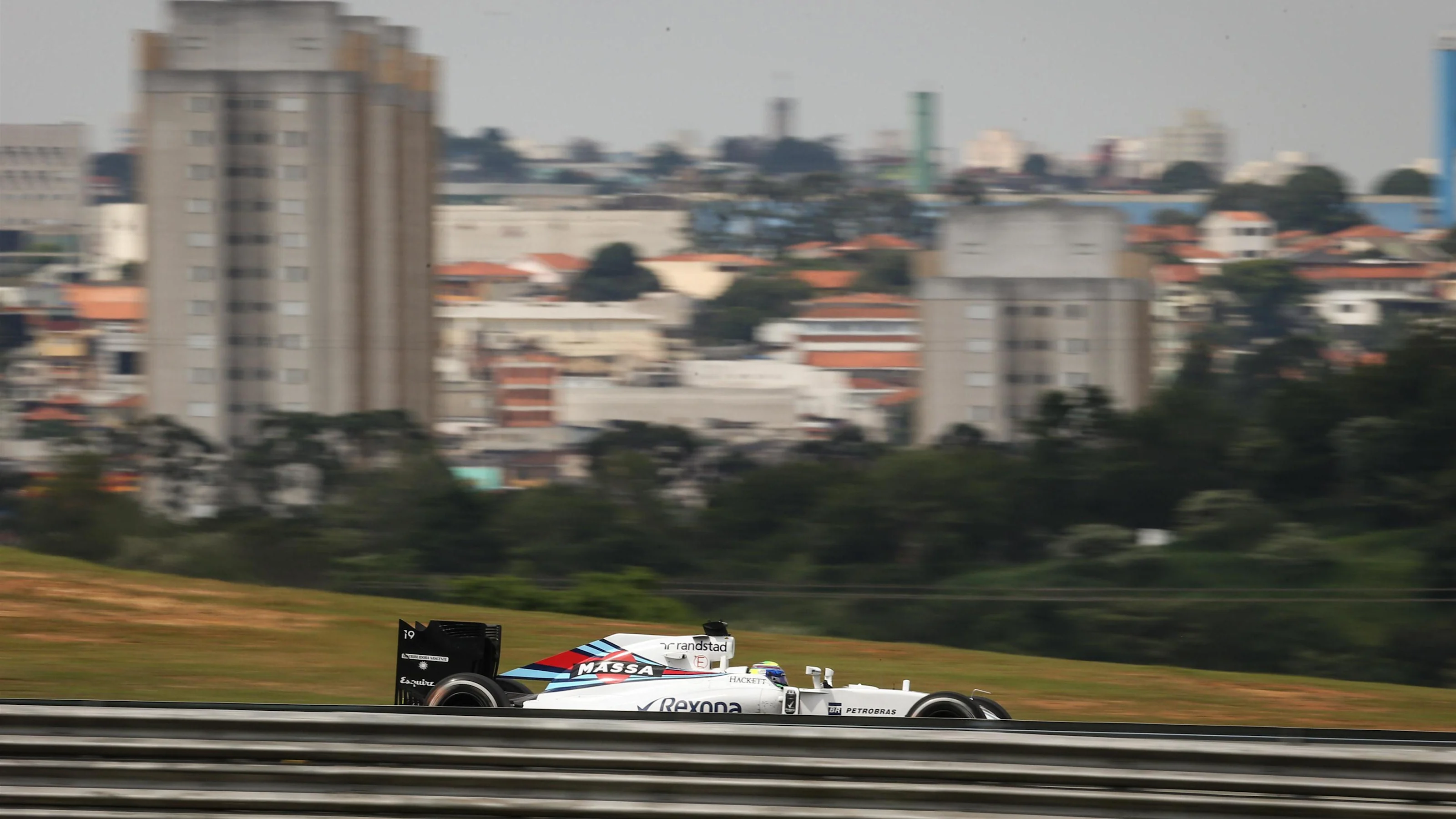 Felipe Massa (BRA) Williams FW38 at Formula One World Championship, Rd20, Brazilian Grand Prix,