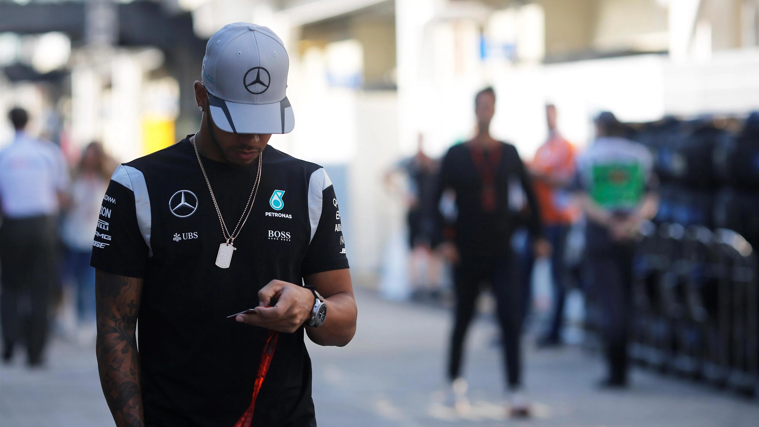Lewis Hamilton (GBR) Mercedes AMG F1 at Formula One World Championship, Rd20, Brazilian Grand Prix,