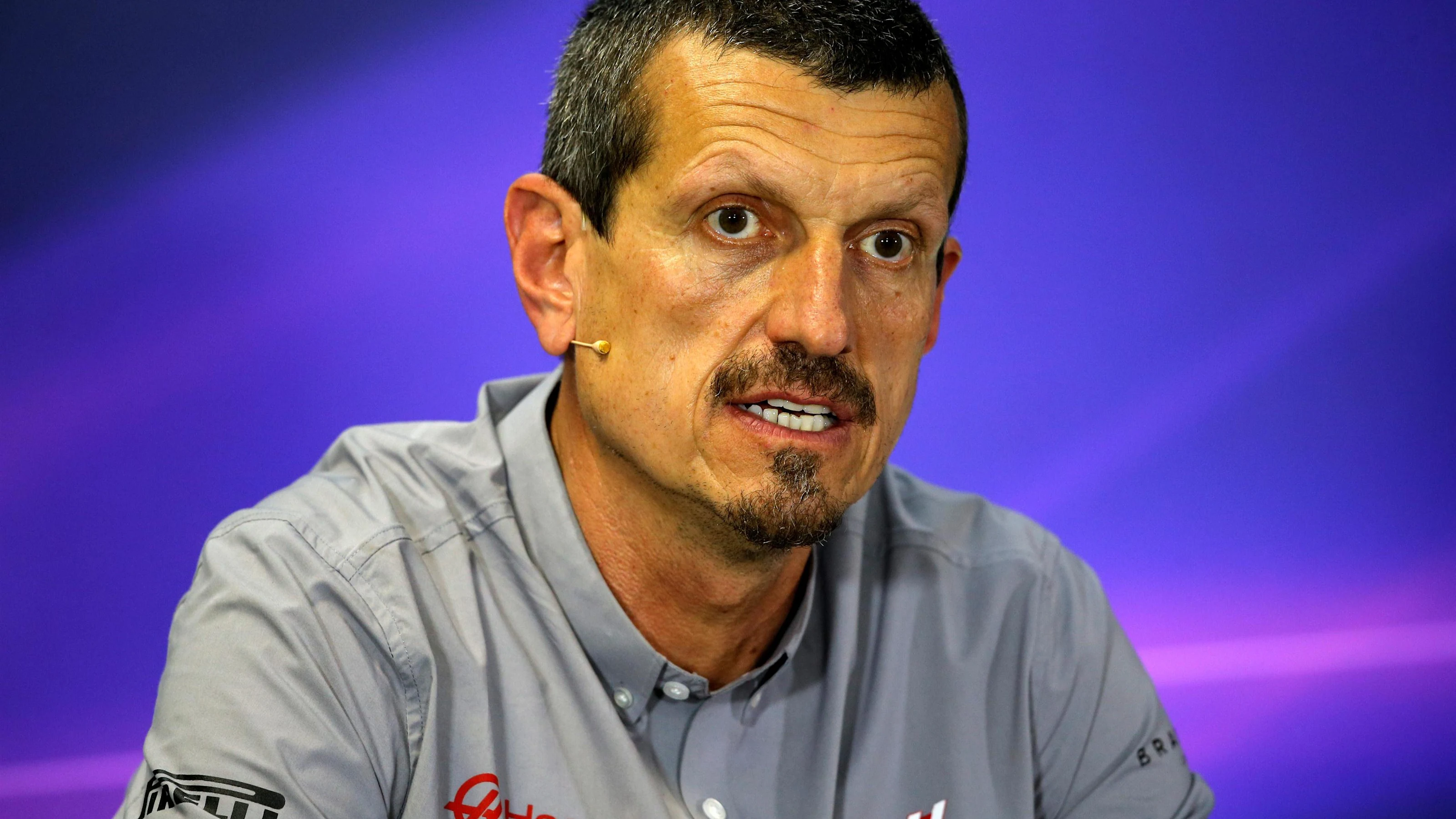 Guenther Steiner (ITA) Haas F1 Team Prinicipal in the Press Conference at Formula One World